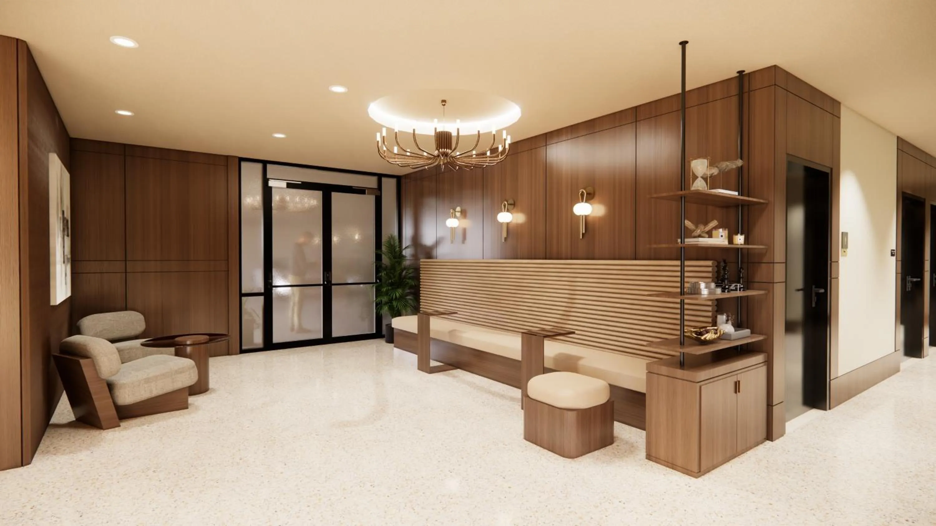 Lobby or reception in Kins Hotel