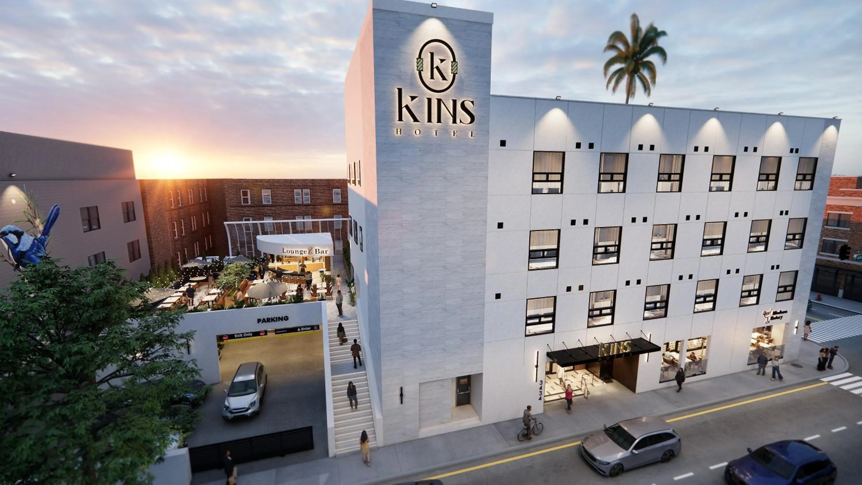 Property building in Kins Hotel