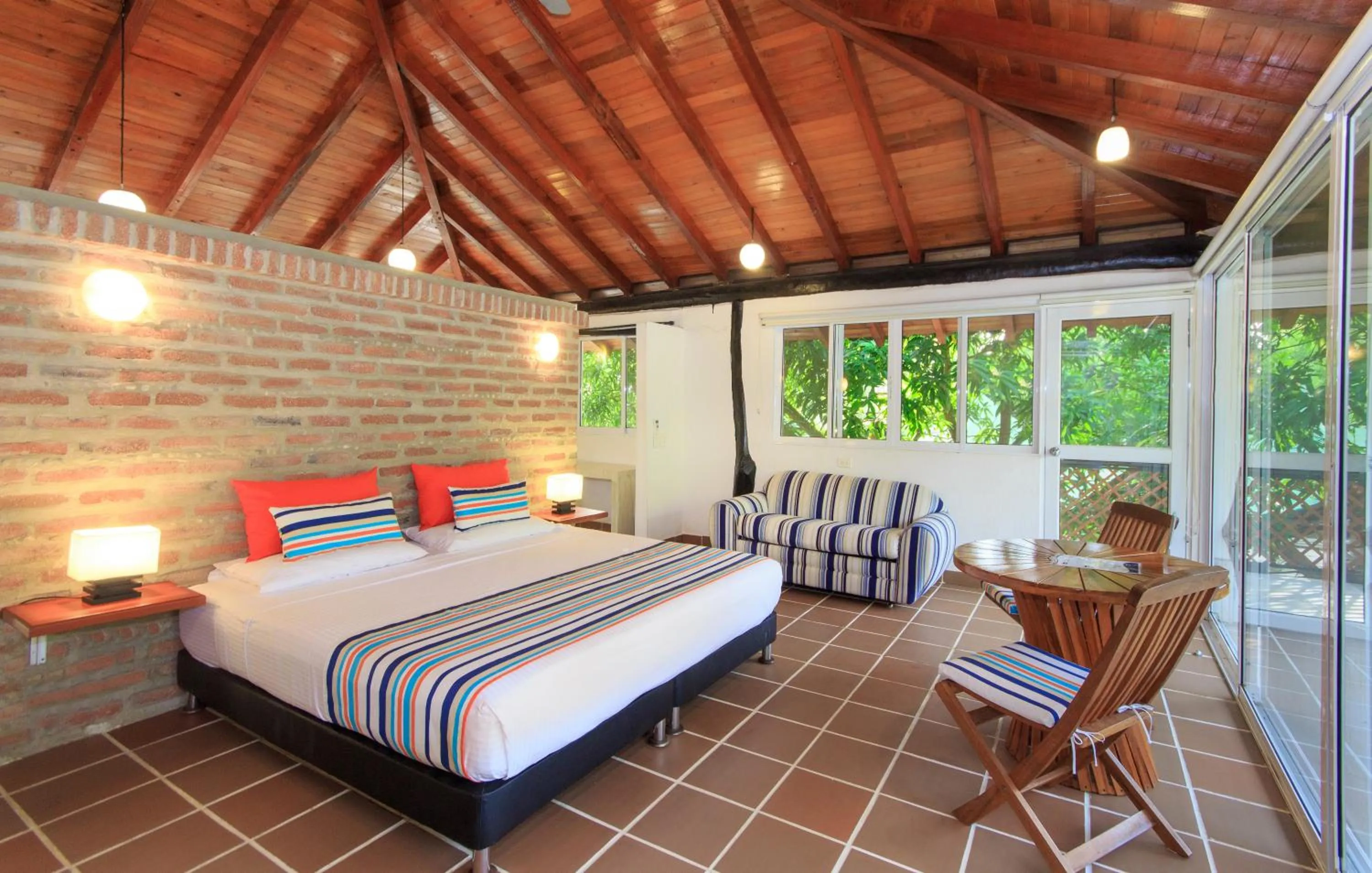 Photo of the whole room, Bed in La Mar de Bien Tayrona