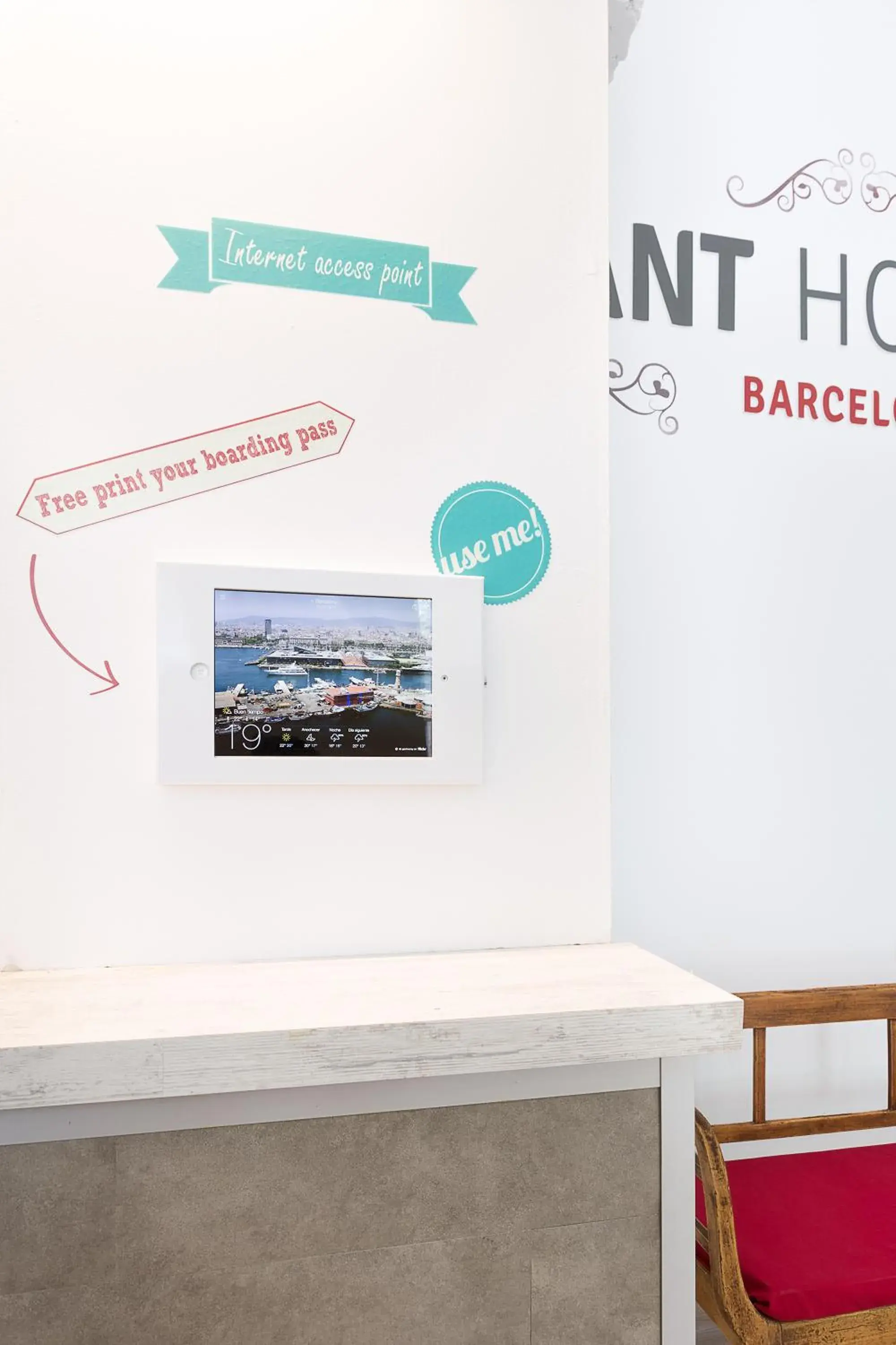 Lobby or reception in Ant Hostel Barcelona Lobby or reception in Ant Hostel Barcelona