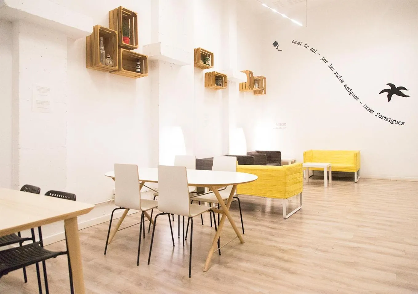 Living room in Ant Hostel Barcelona