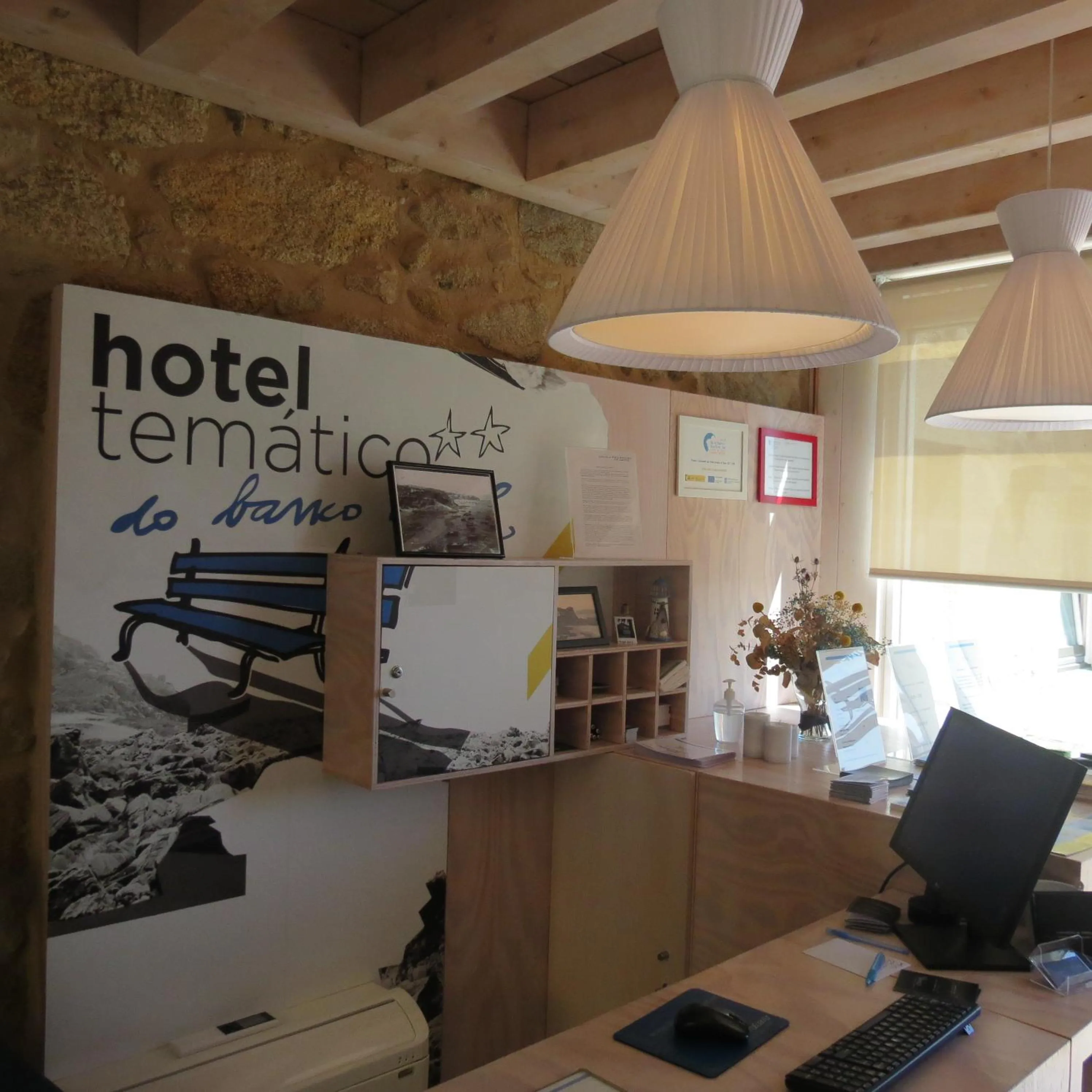 Lobby or reception in Hotel Tematico Do Banco Azul