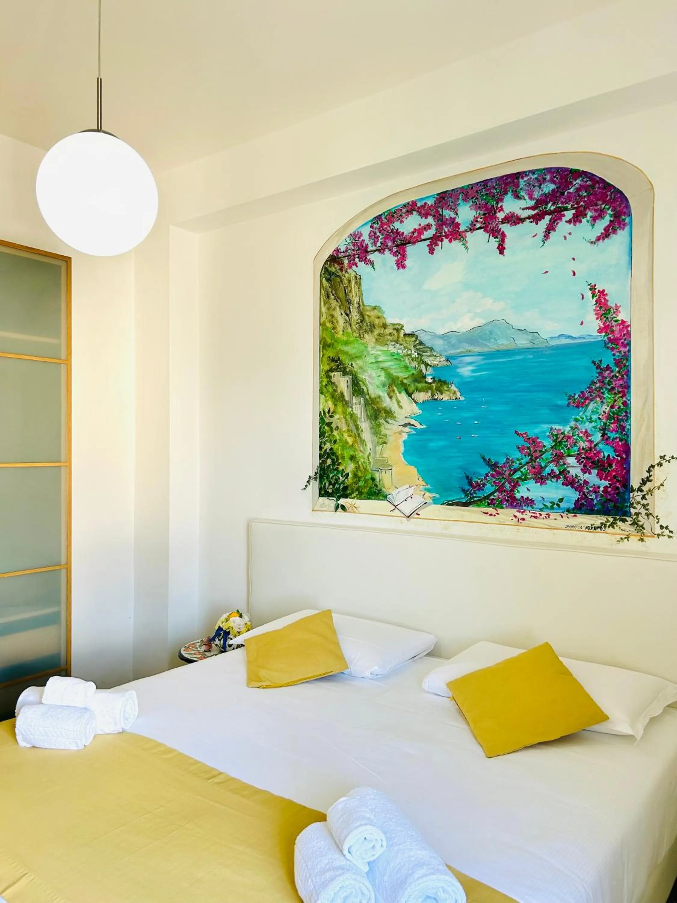 Bed in Locanda Costa D'Amalfi