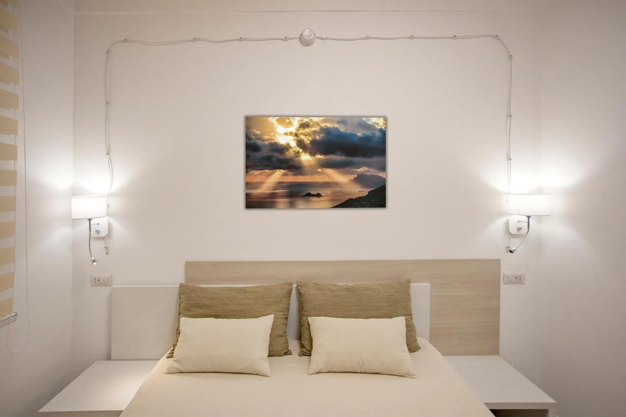 Bed in Locanda Costa D'Amalfi