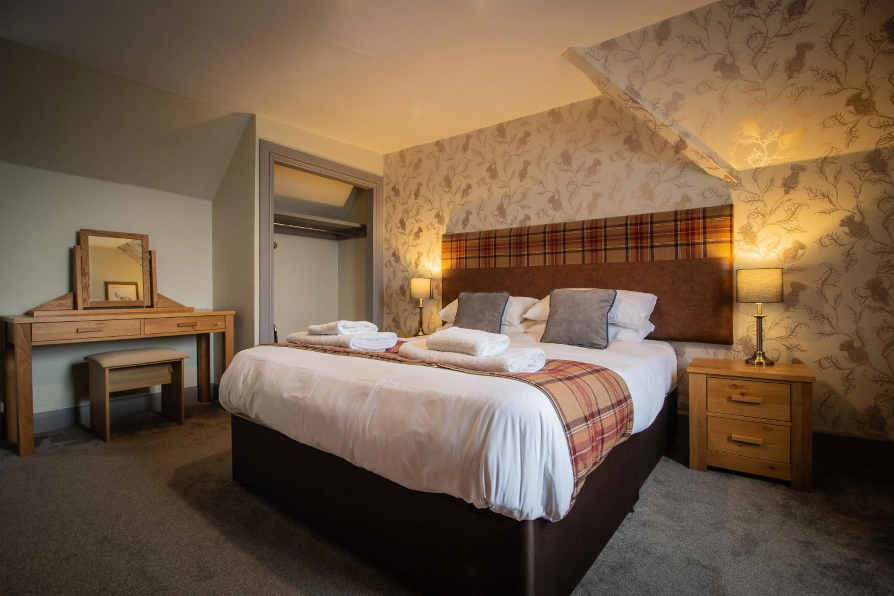 Bed in Inn at Port nan Gael