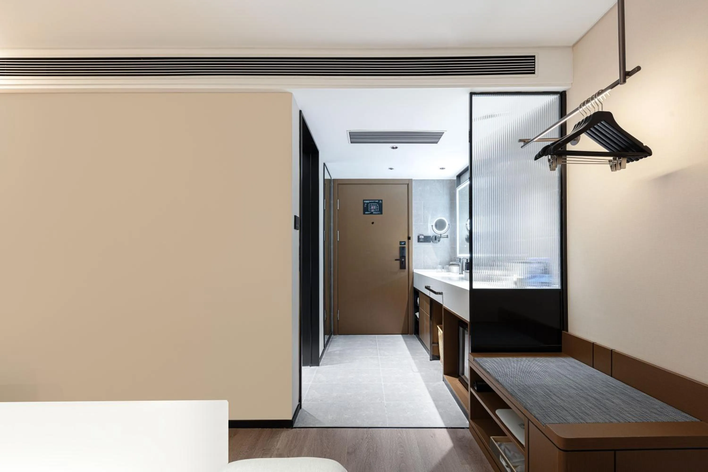 Bed in Atour Hotel People's Square Metro Station Shanghai