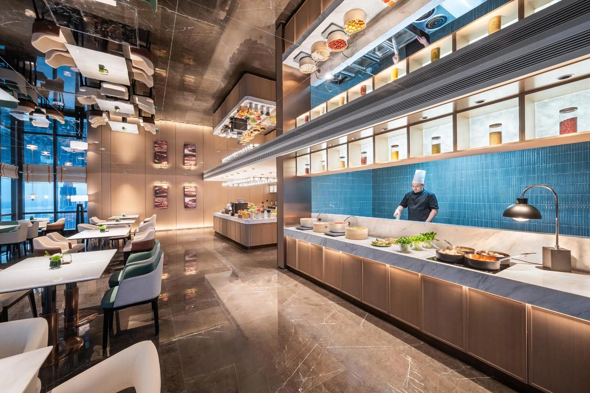 Restaurant/places to eat in Atour Hotel Wuhan Riverview Jianghan Road Pedestrian Street