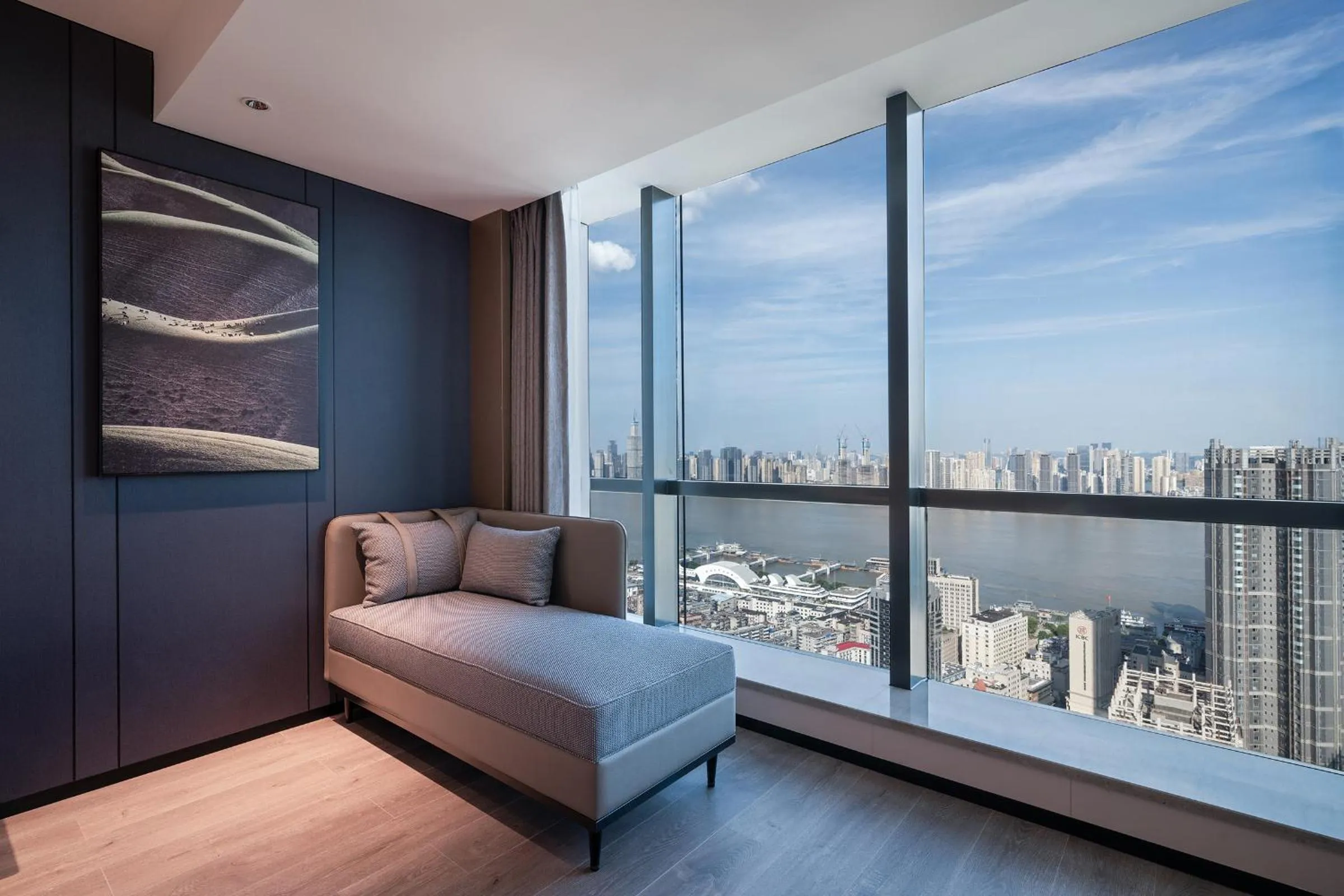 Natural landscape, Bed in Atour Hotel Wuhan Riverview Jianghan Road Pedestrian Street