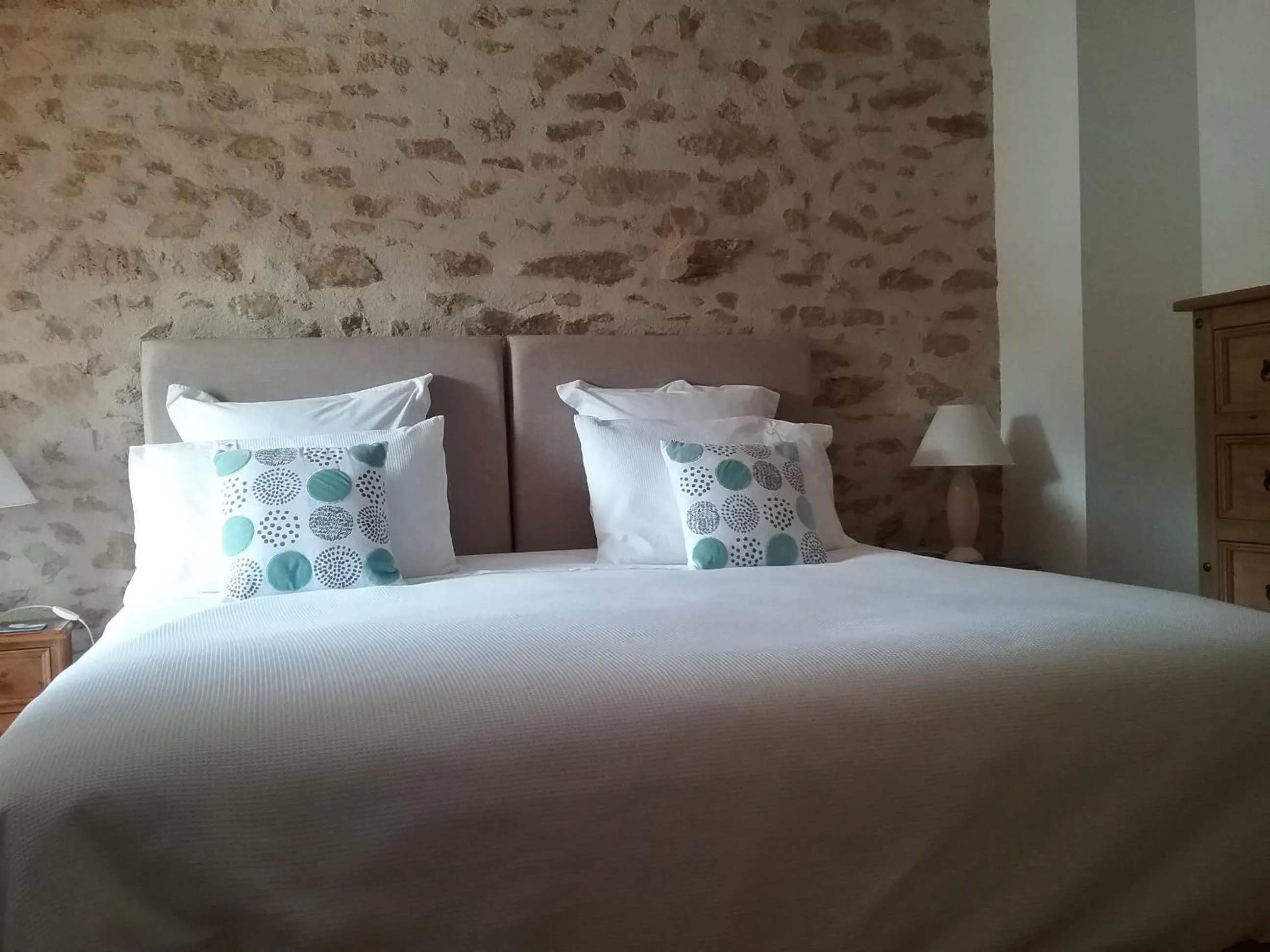 Bed in Paul's Barn in France