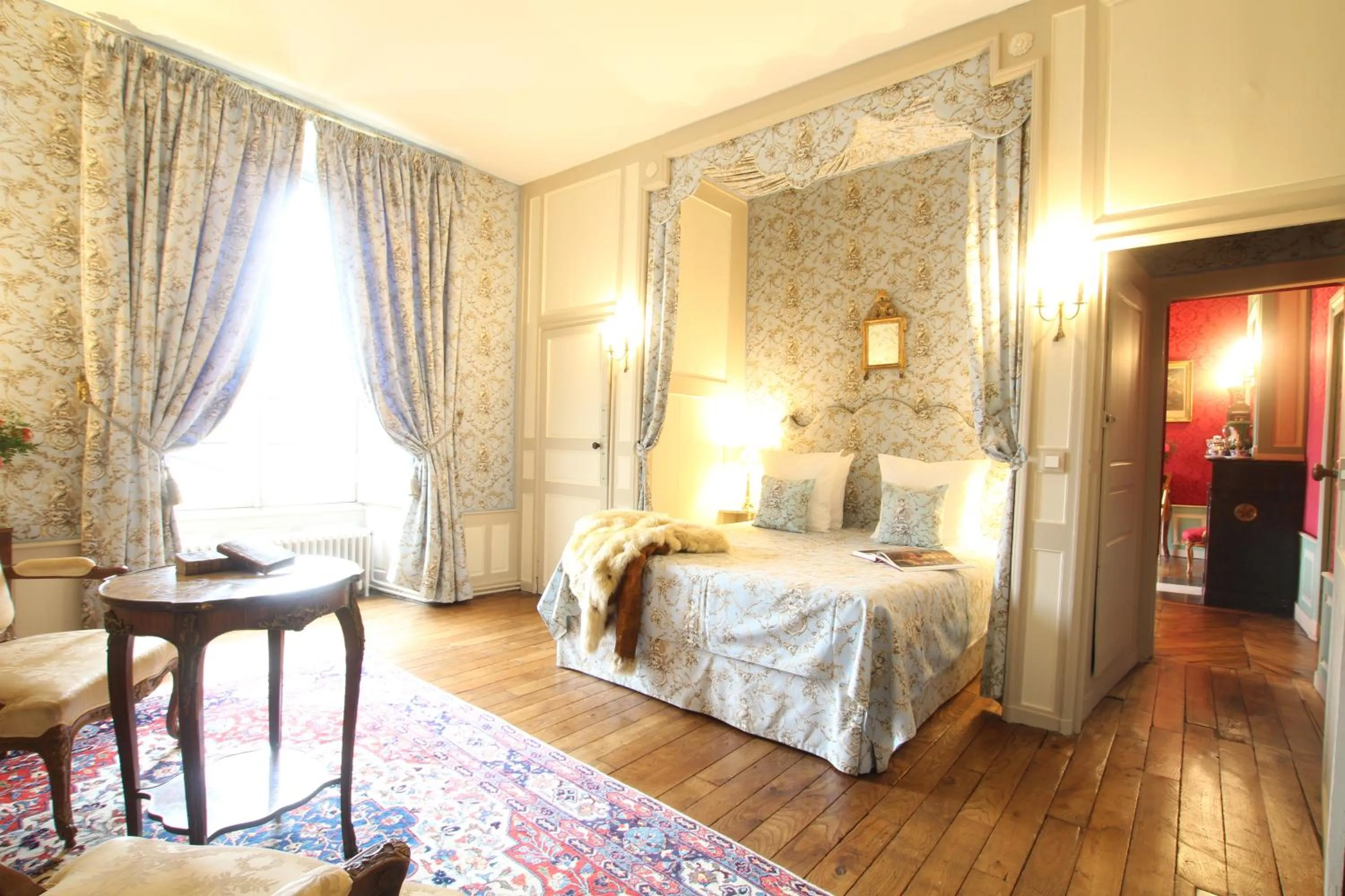 Bed in Château de Chantore