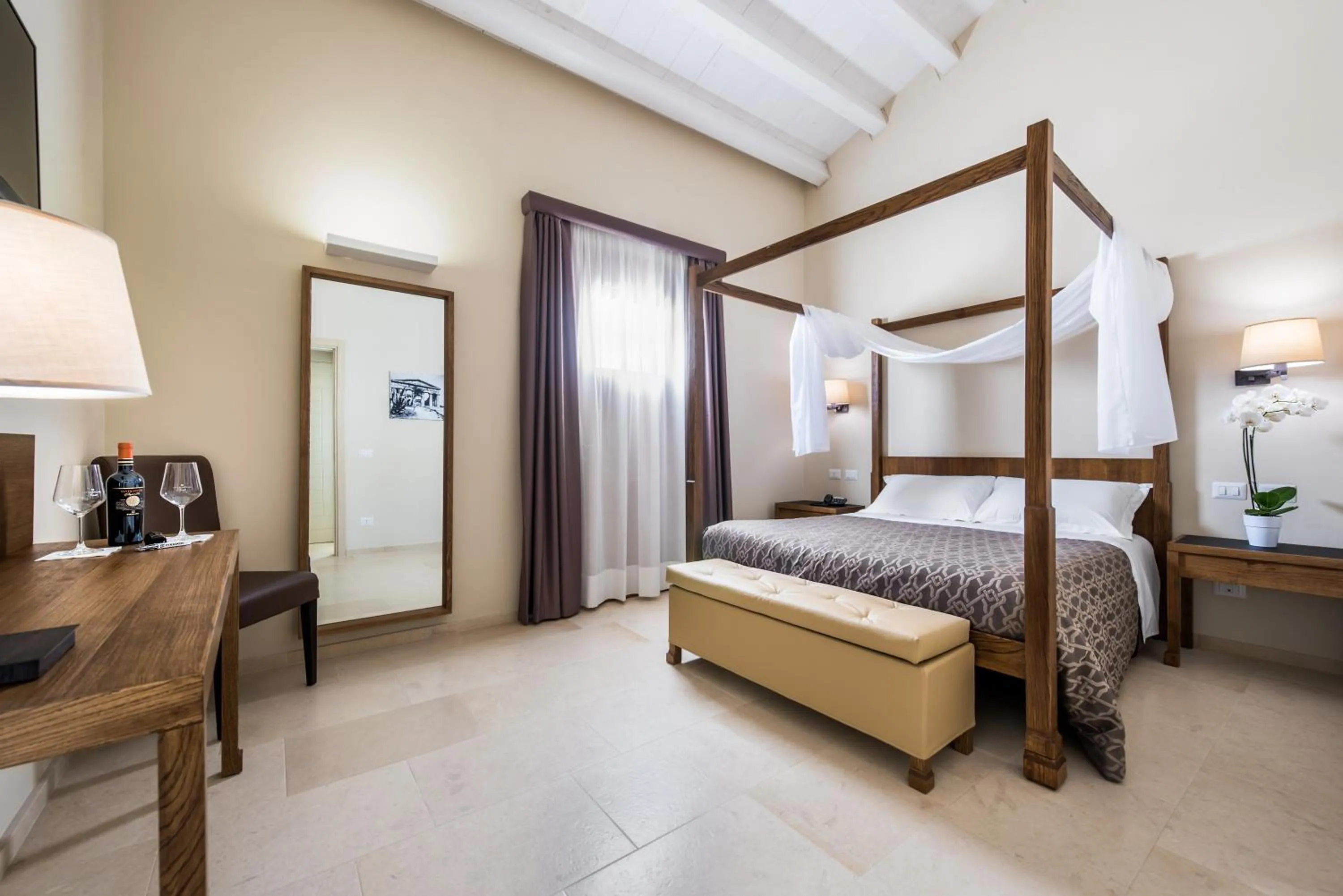 Bed in Firriato Hospitality - Baglio Sorìa