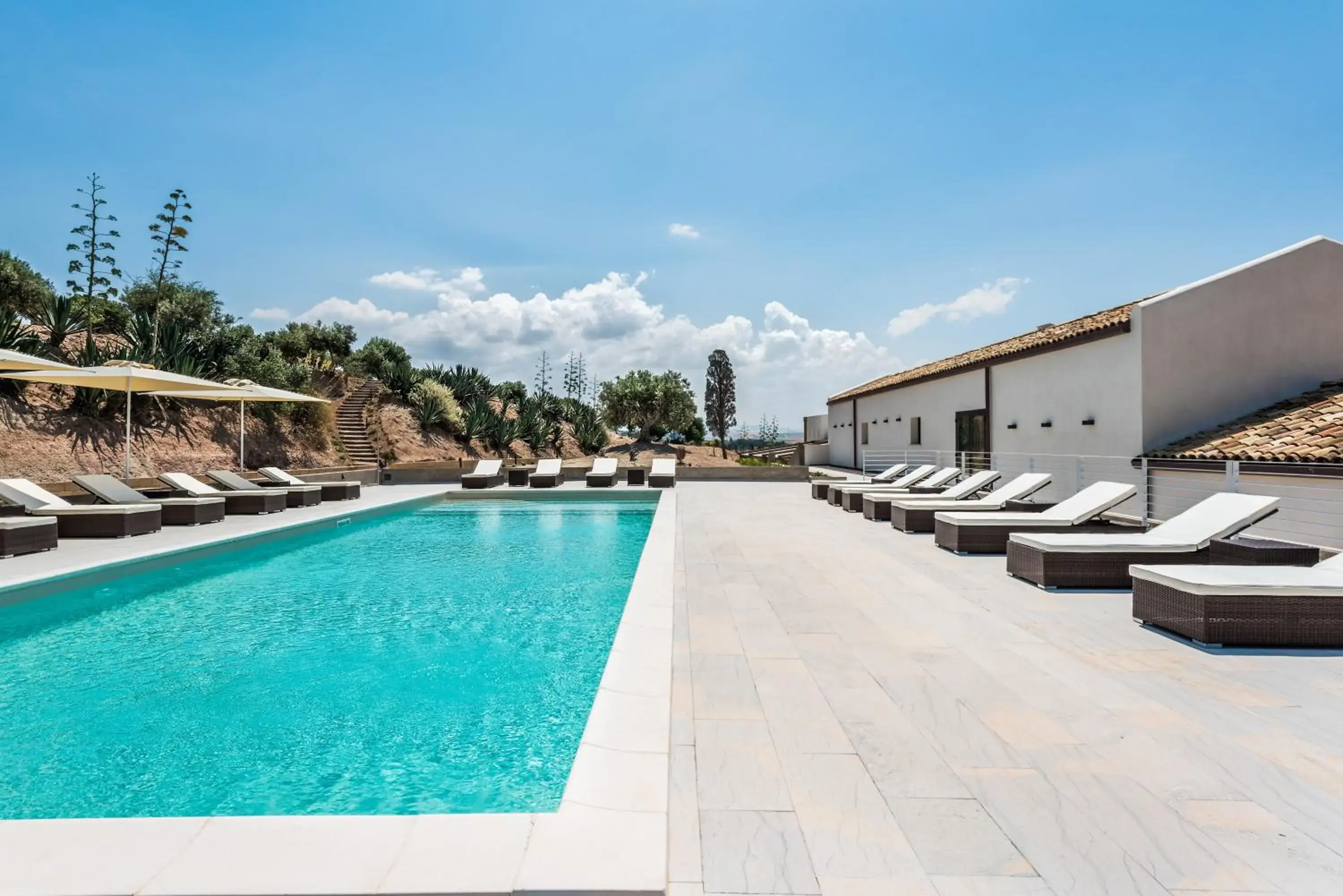 Swimming pool in Firriato Hospitality - Baglio Sorìa Swimming pool in Firriato Hospitality - Baglio Sorìa