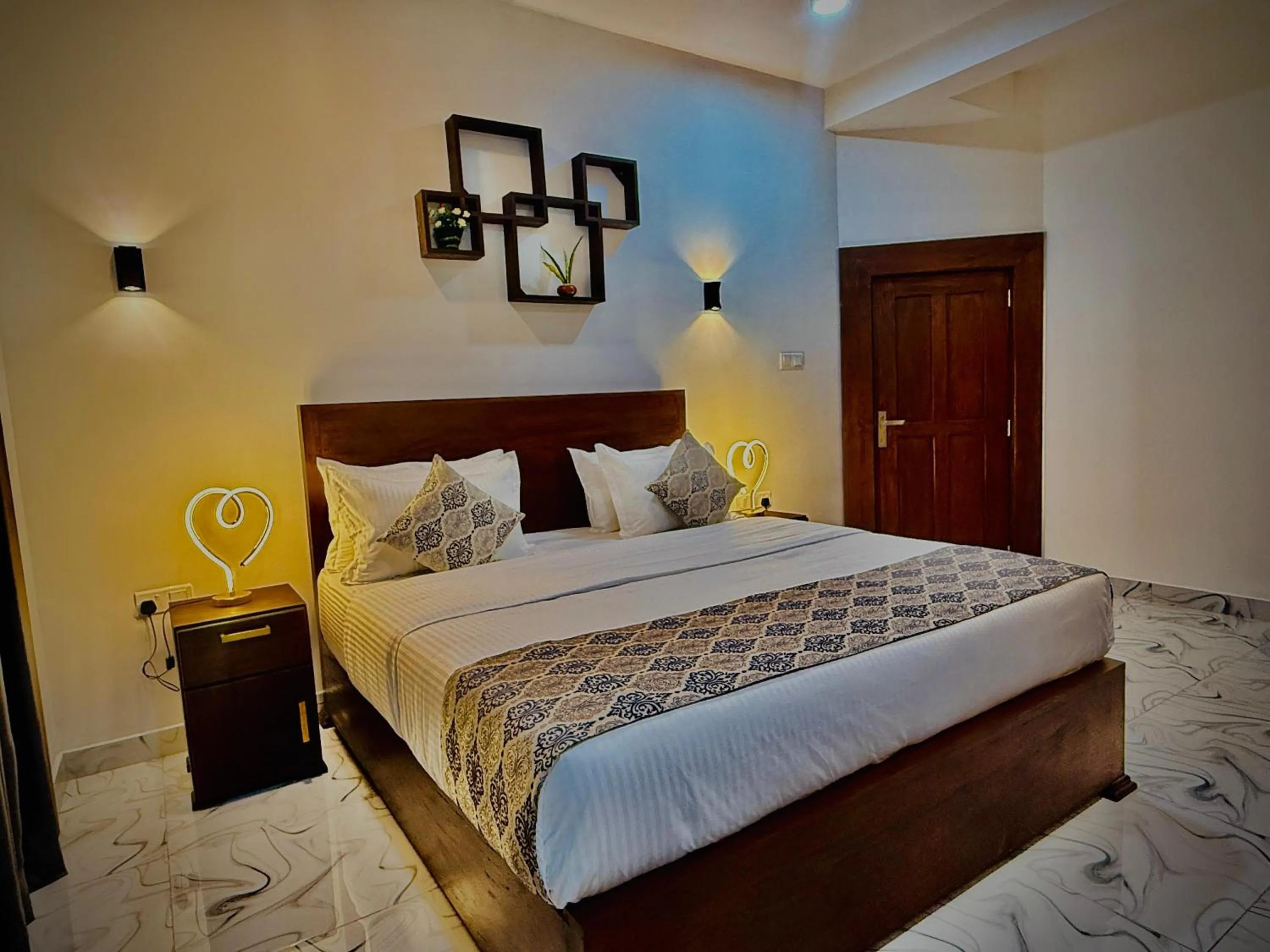 Bed in Aloe Transit Hotel