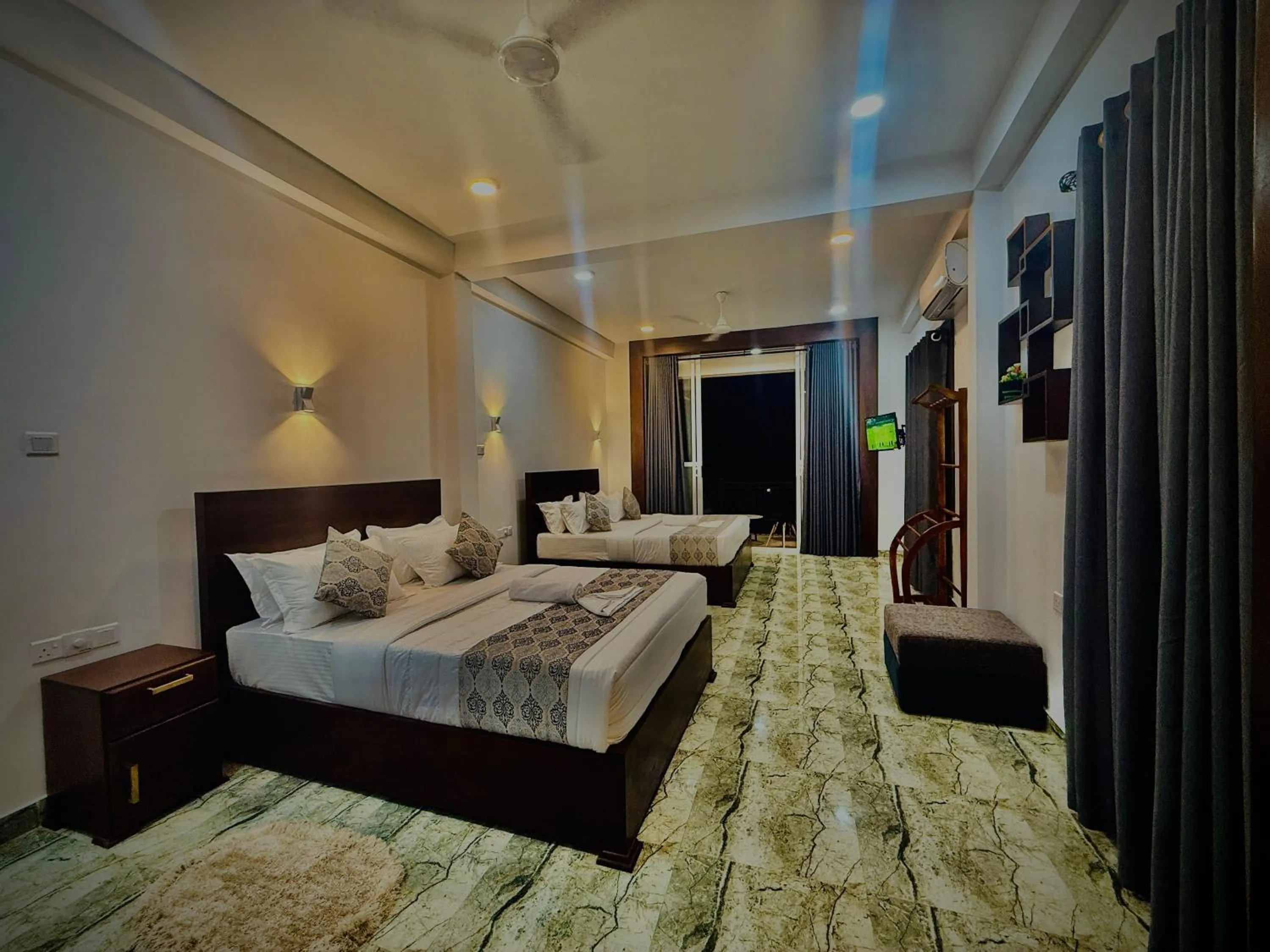 Bed in Aloe Transit Hotel