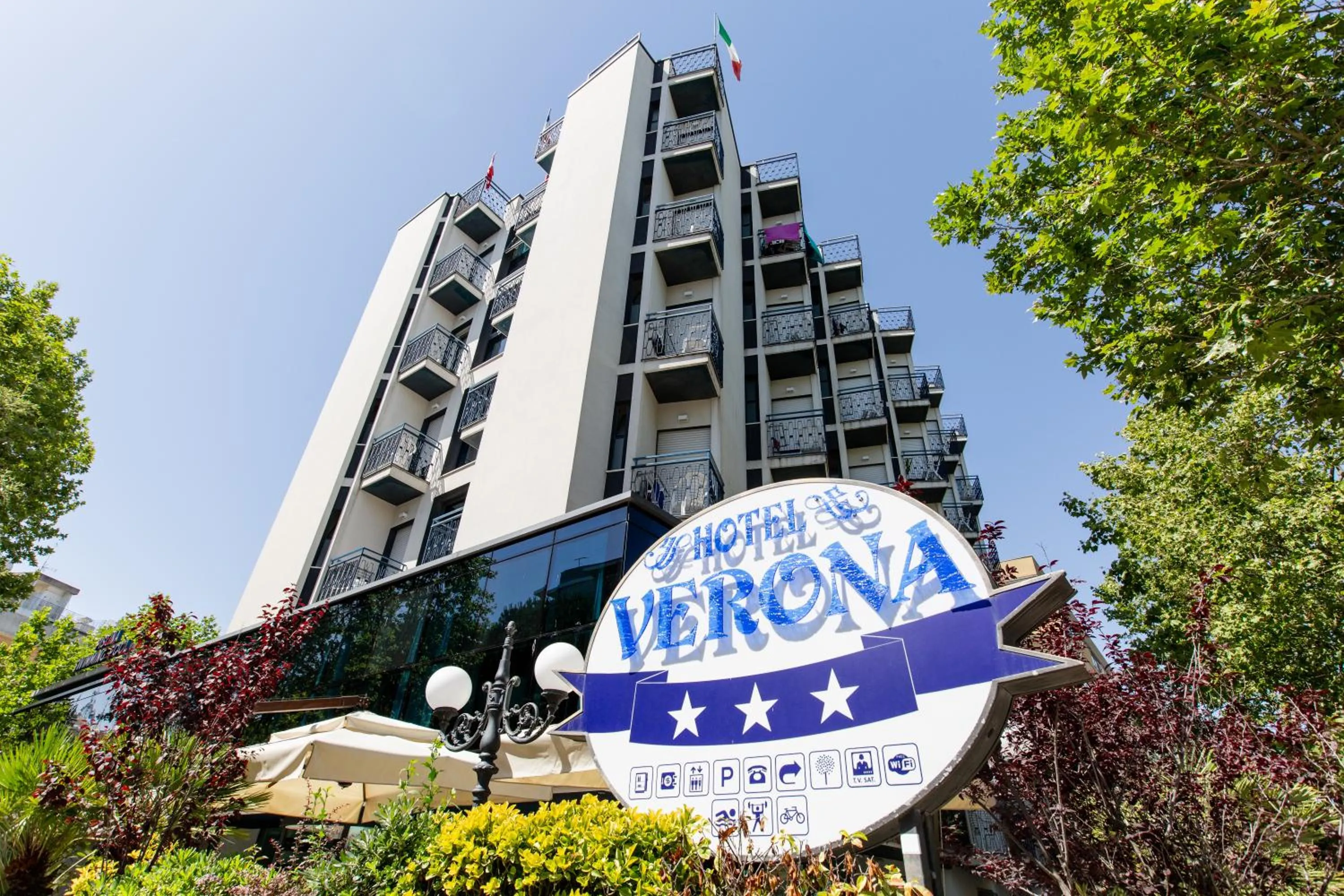 Property building in Hotel Verona