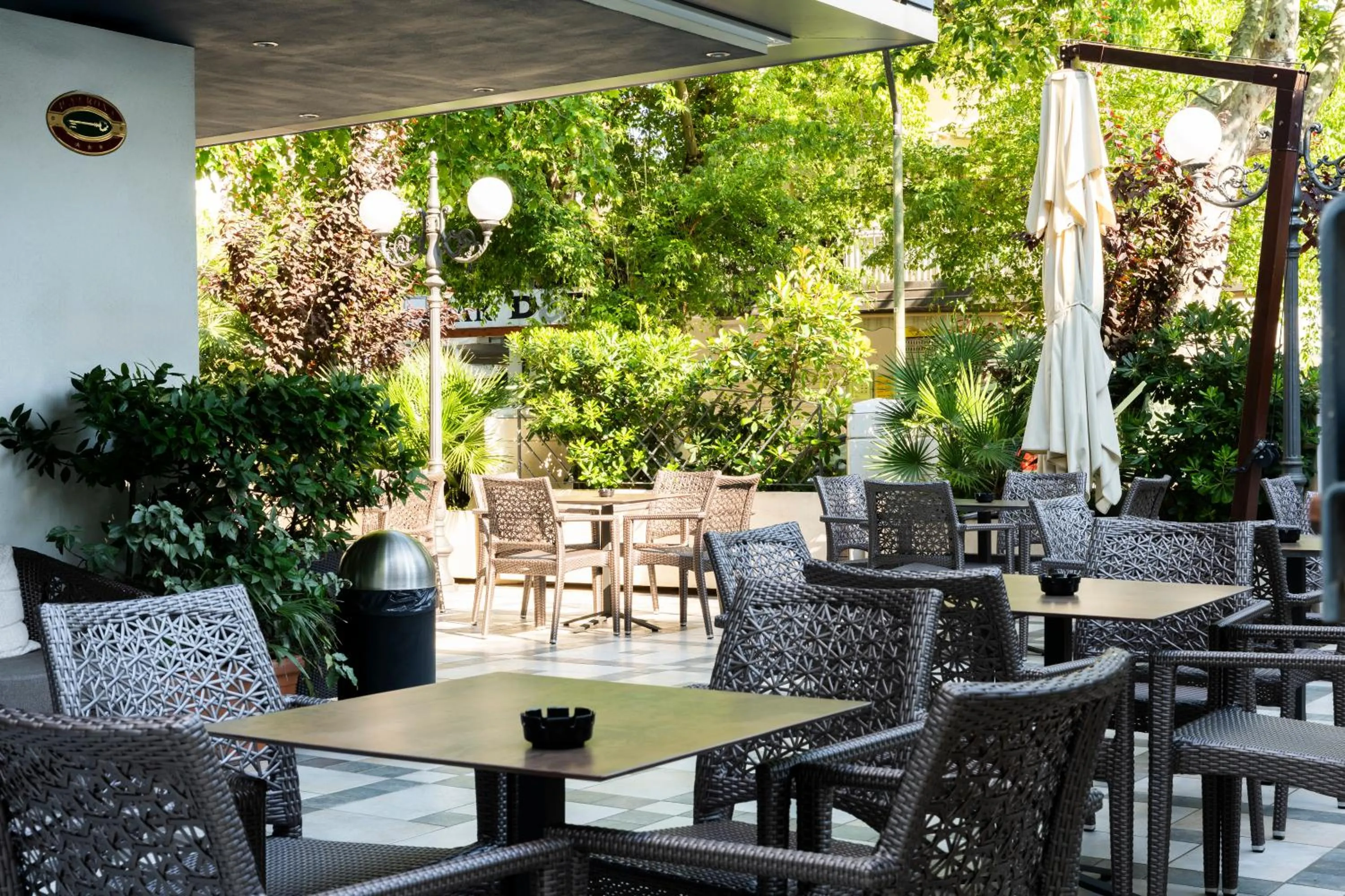 Garden in Hotel Verona