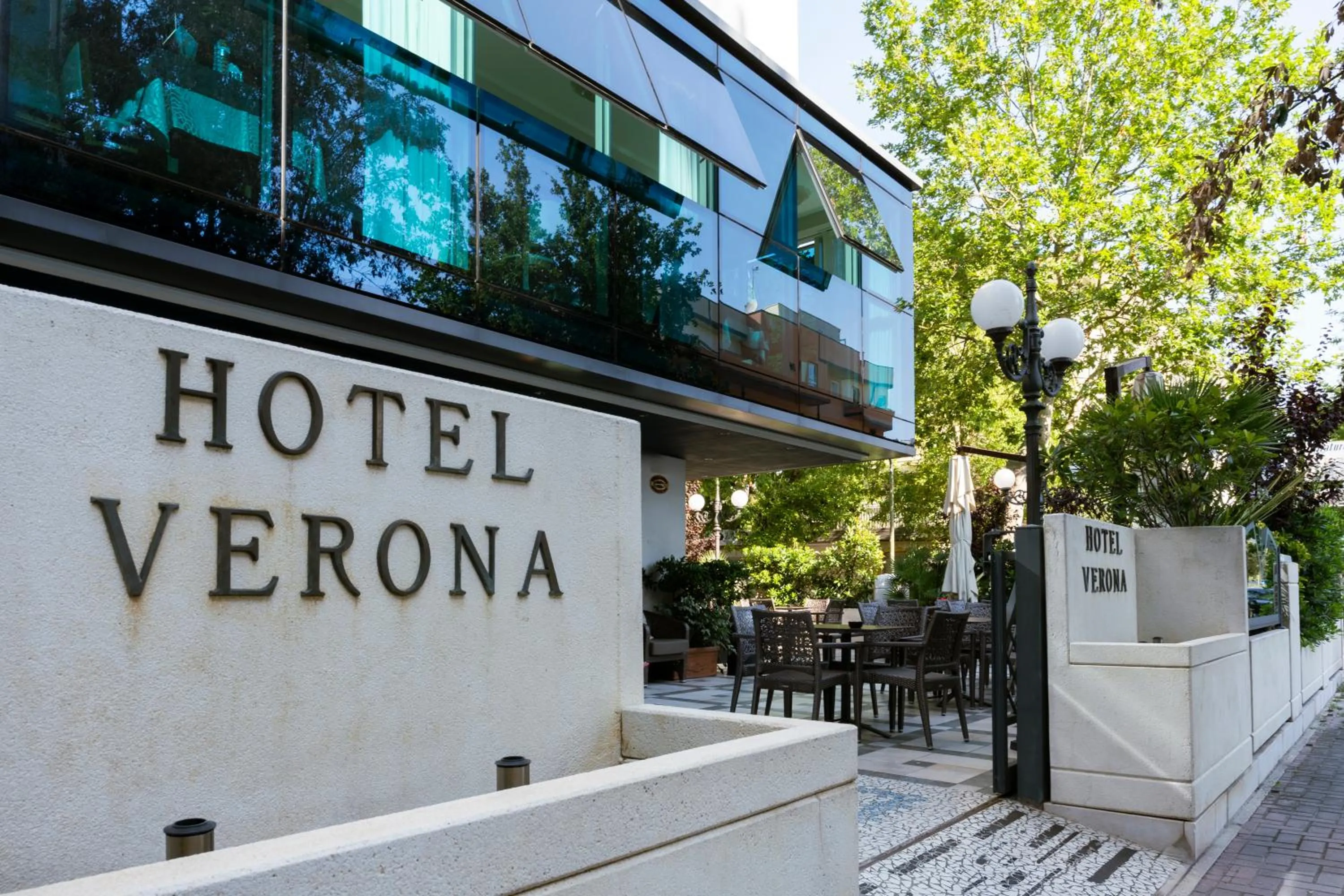 Garden in Hotel Verona