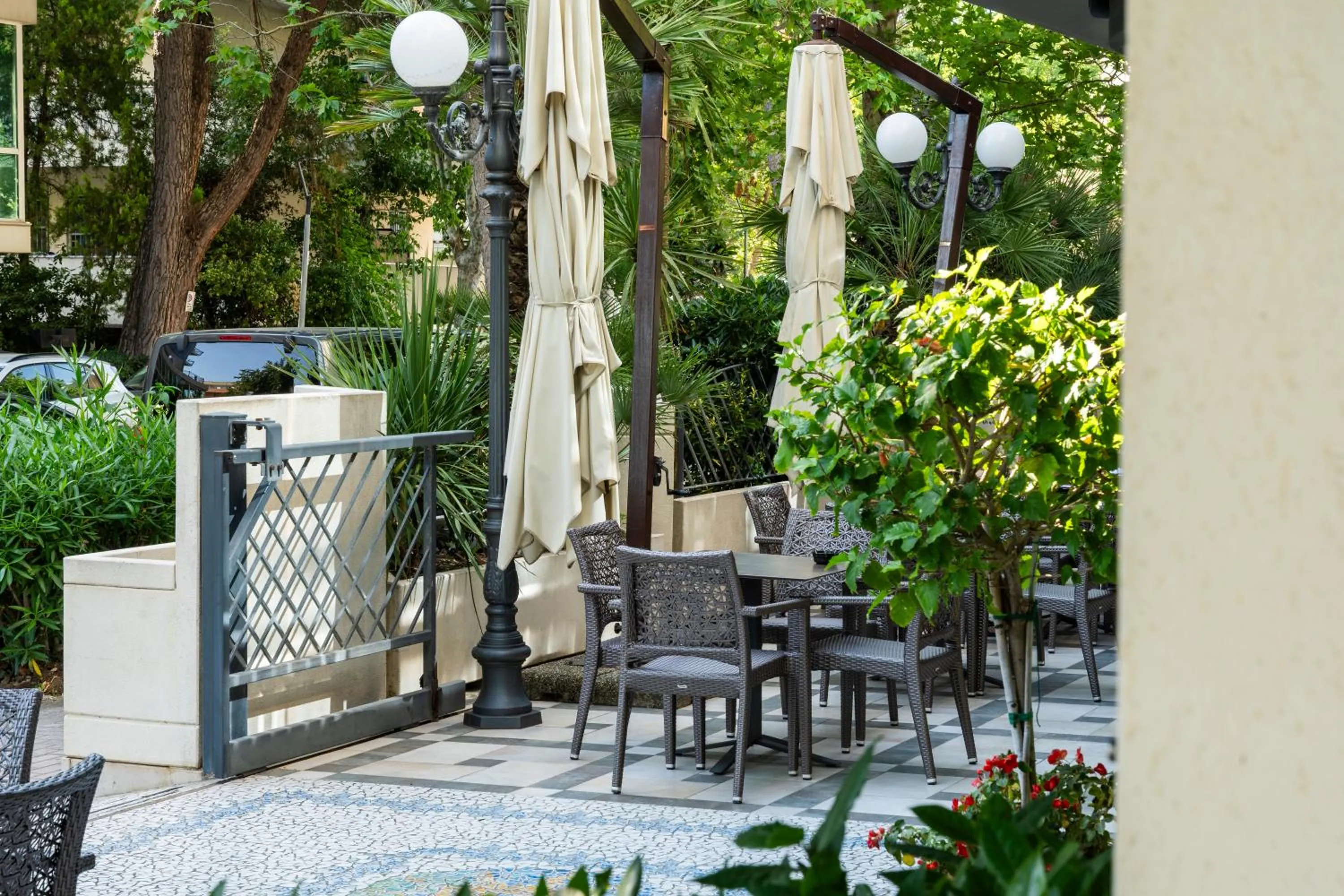 Garden in Hotel Verona