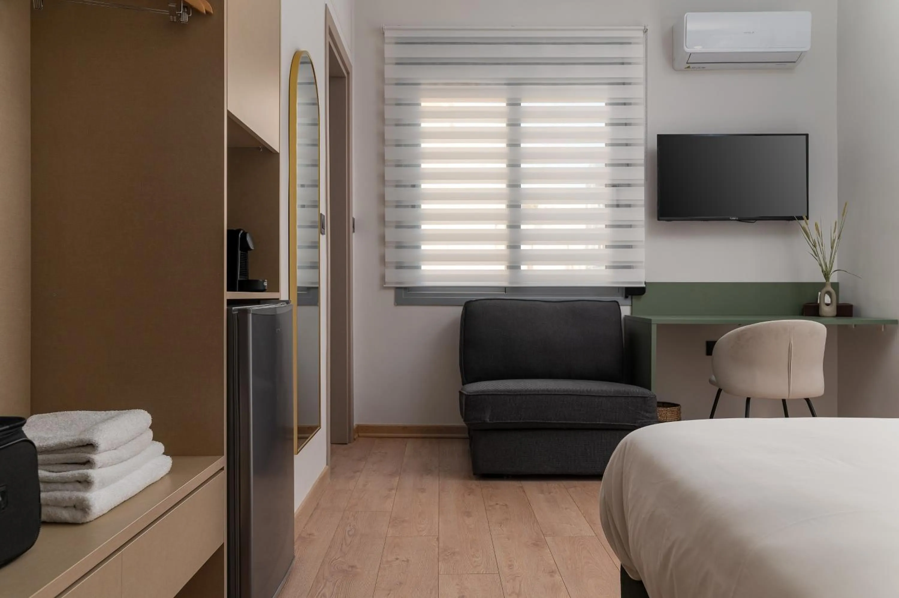 Bed in Phalerus Suites