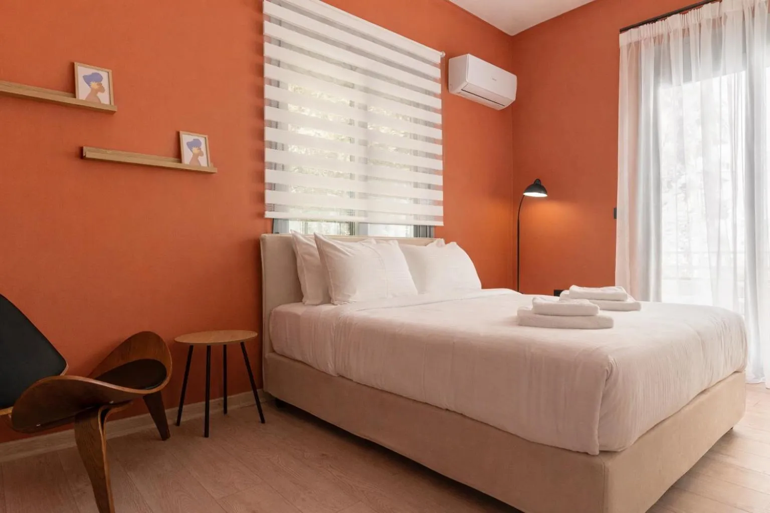 Bed in Phalerus Suites