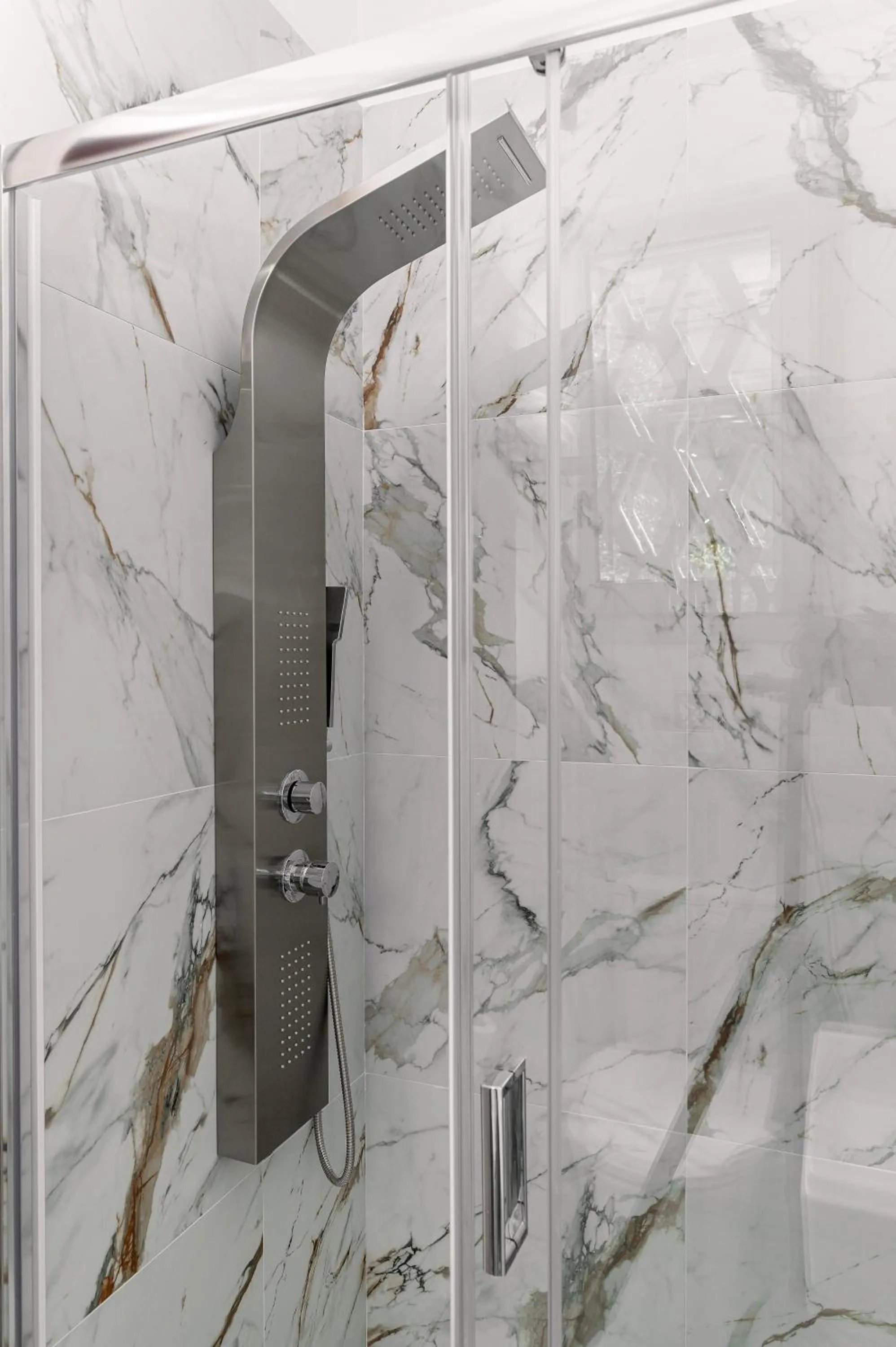 Shower in Phalerus Suites