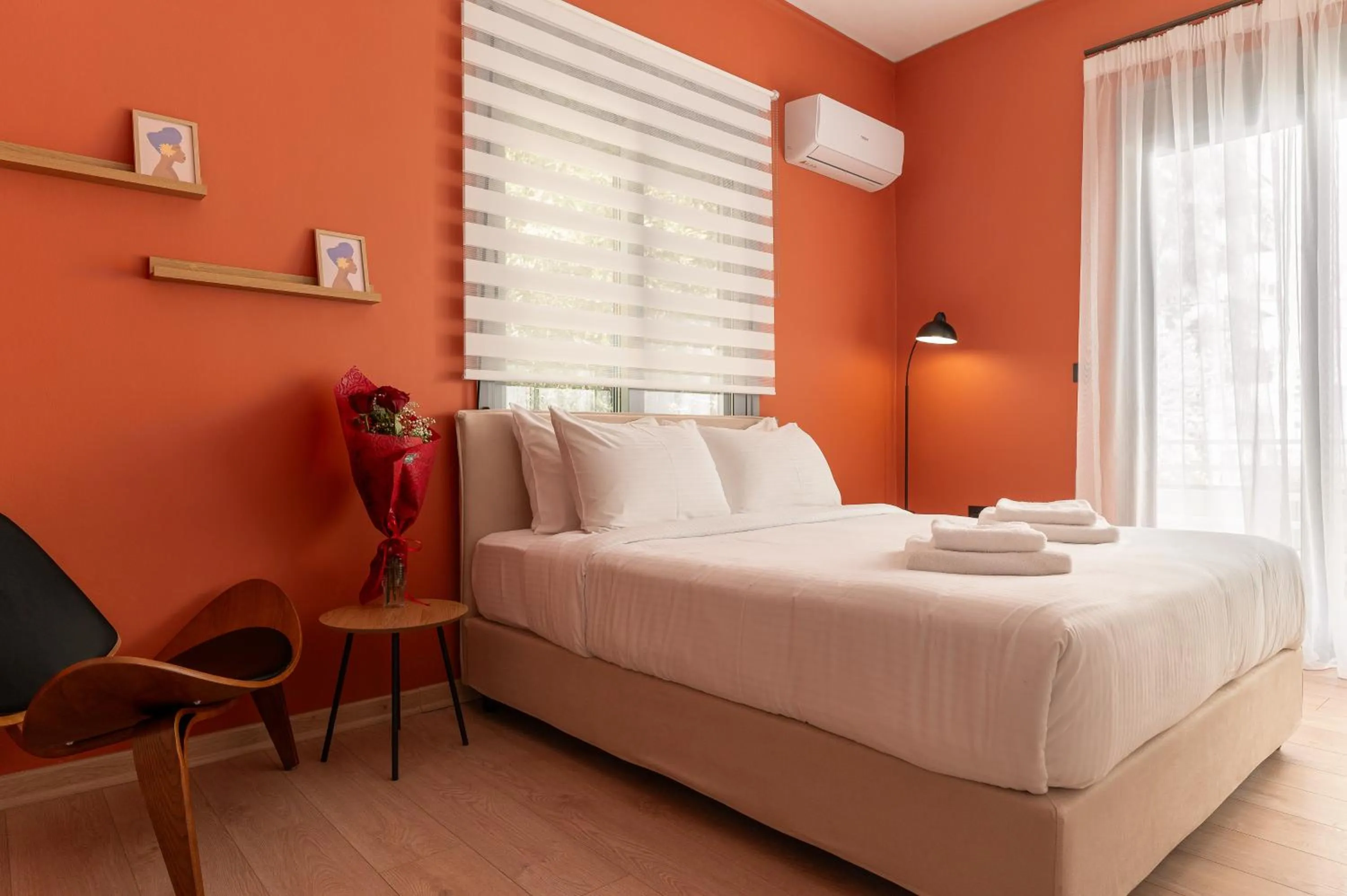 Bed in Phalerus Suites