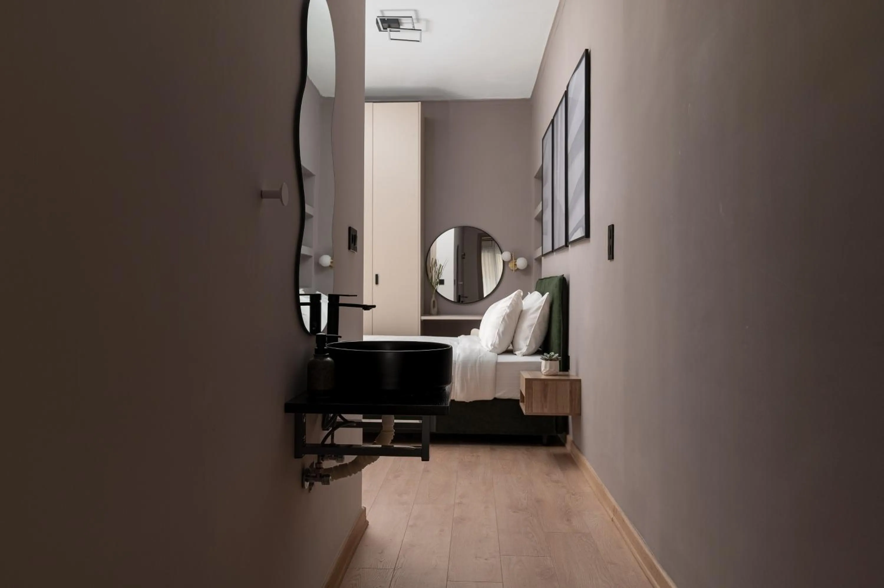 Bed in Phalerus Suites