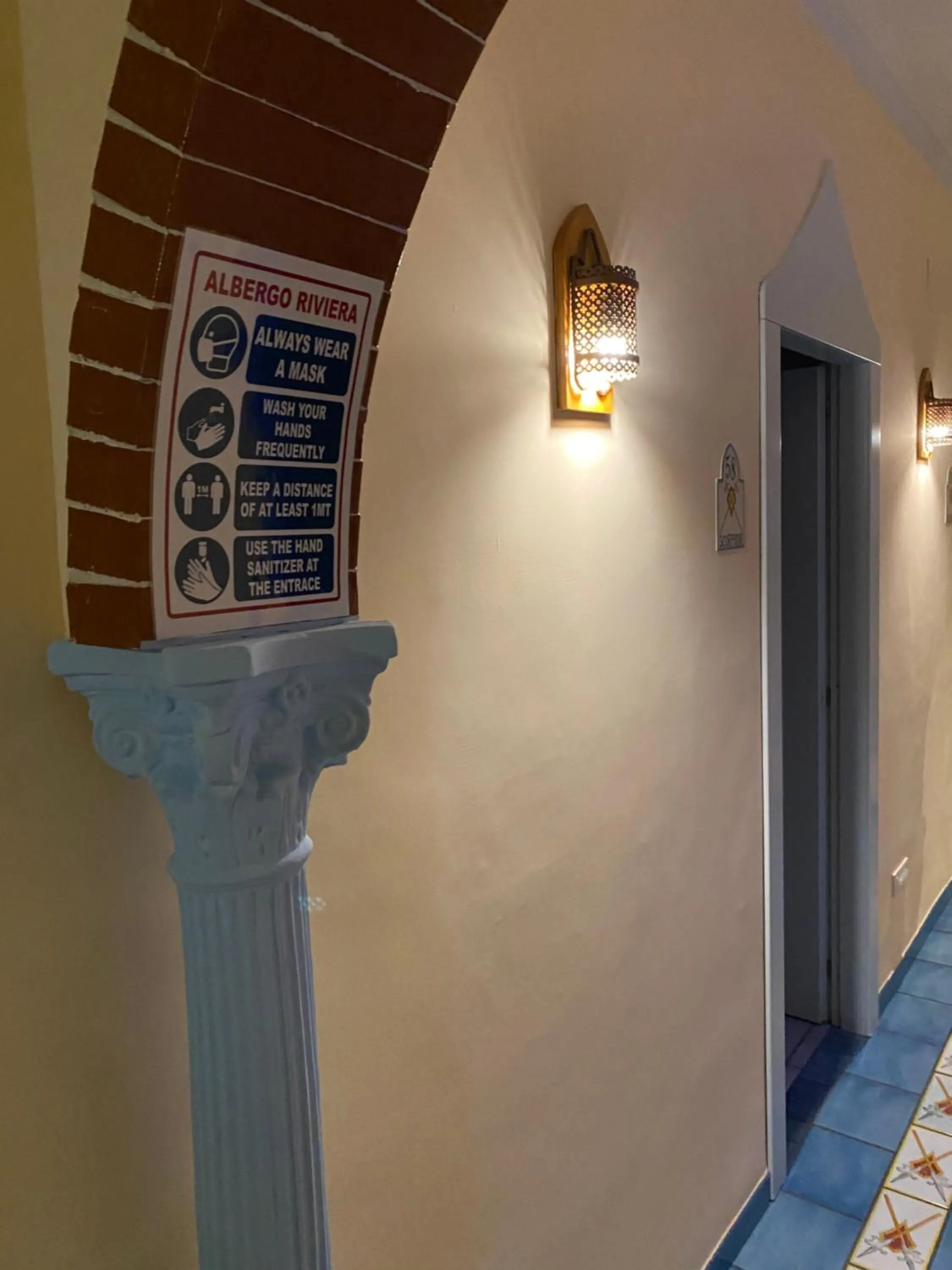 Lobby or reception in Riviera B&B Rooms