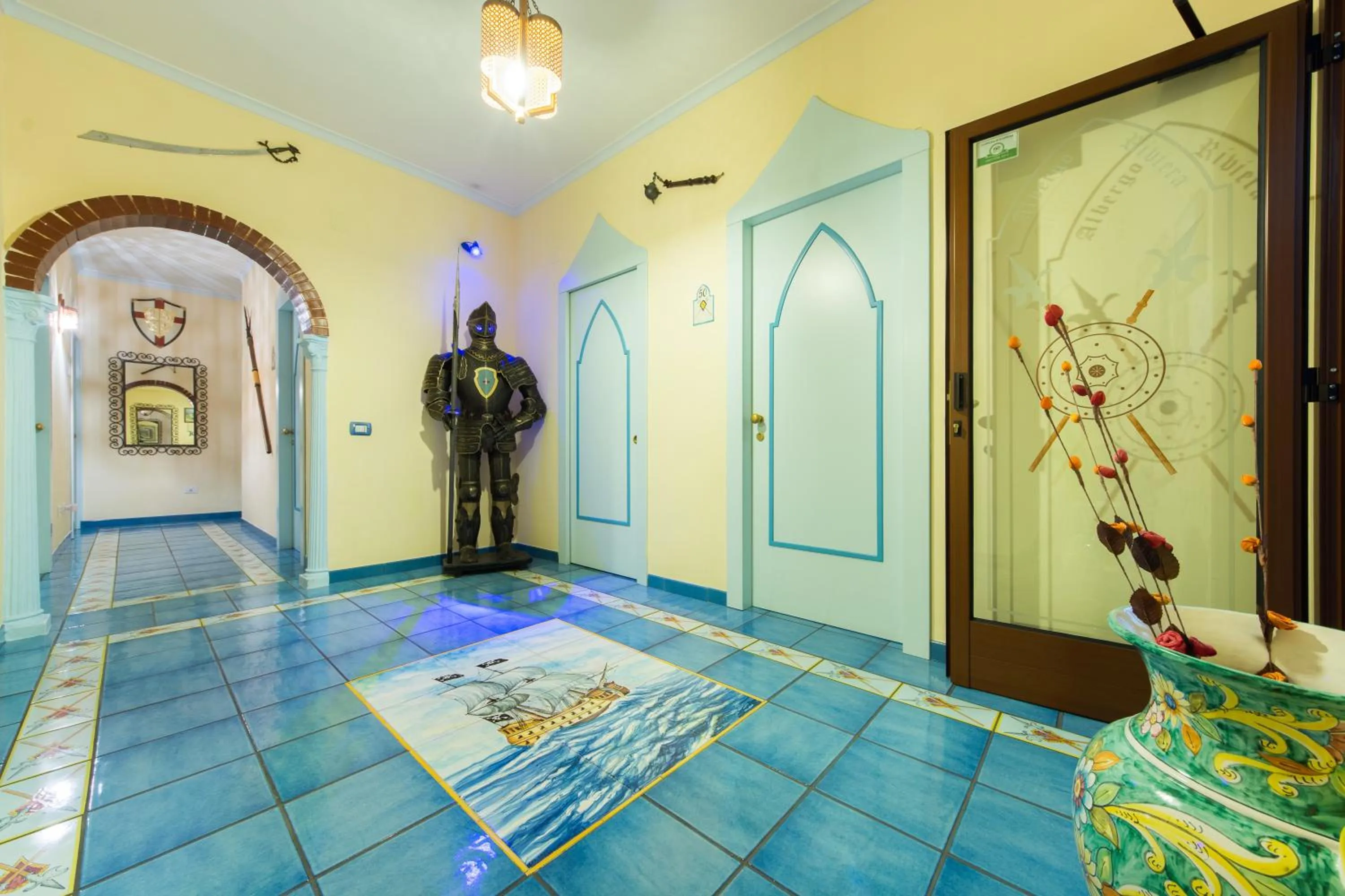 Lobby or reception in Riviera B&B Rooms