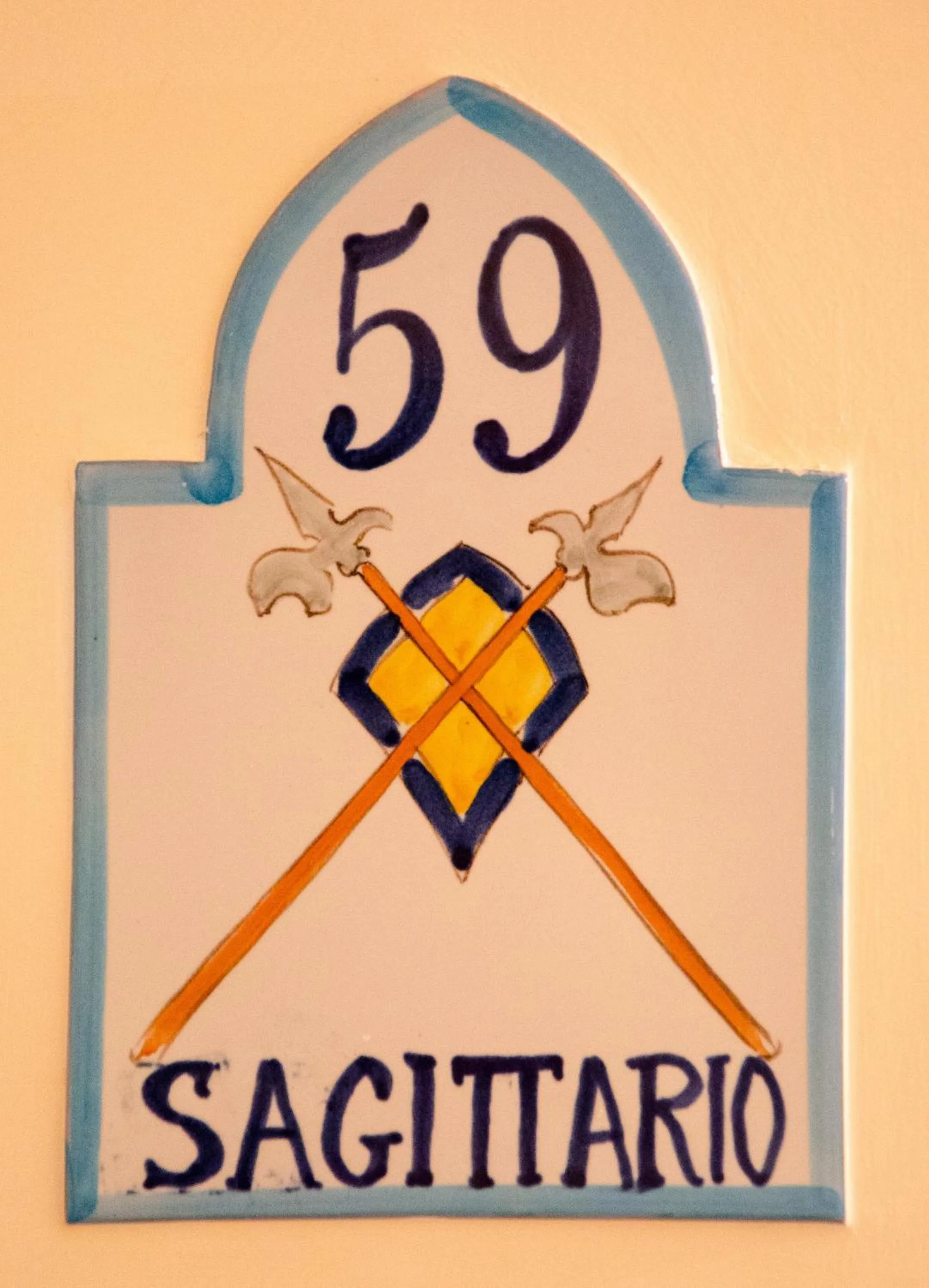 Decorative detail in Riviera B&B Rooms