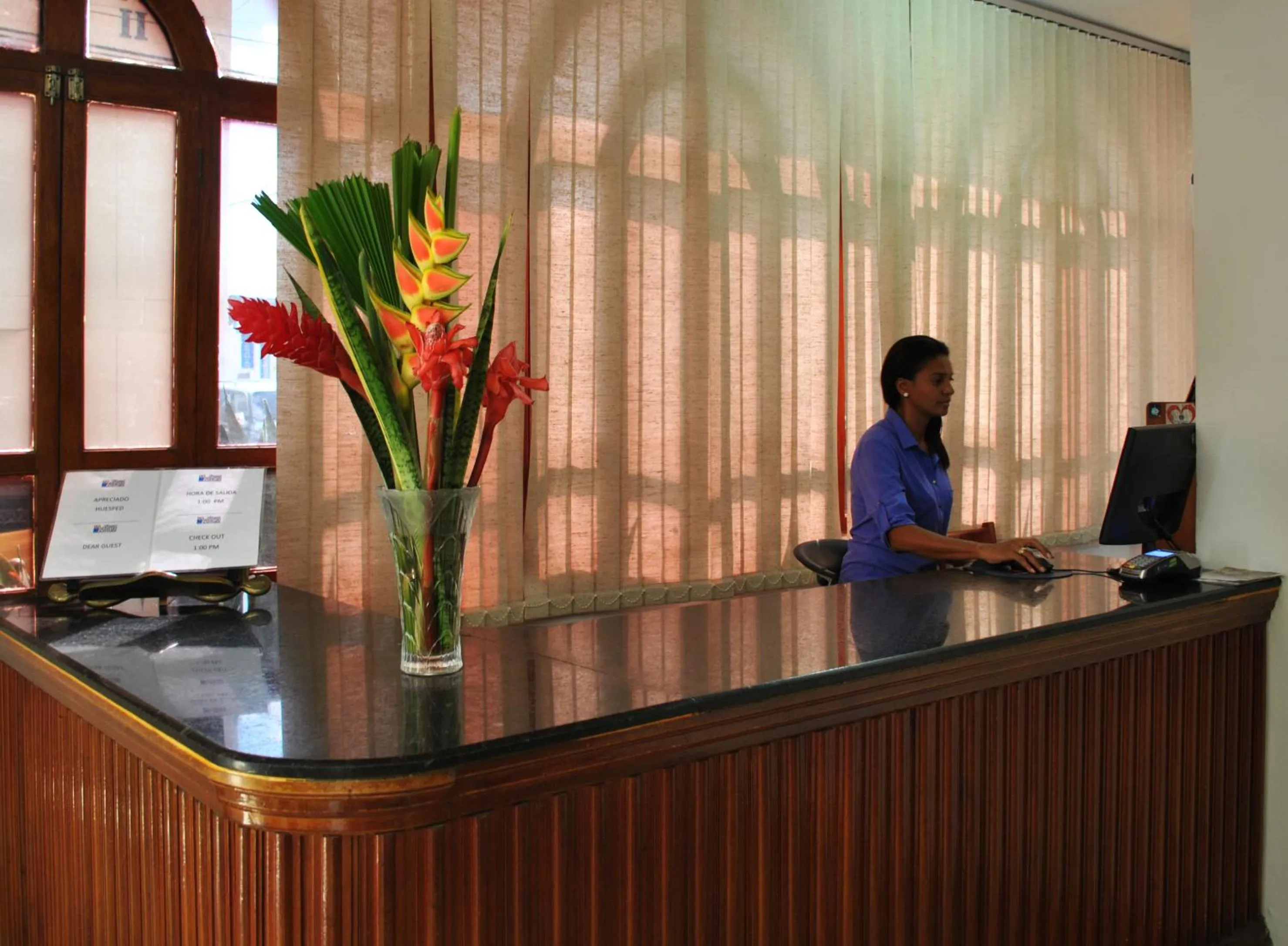 Lobby or reception in Hotel Majayura Sol