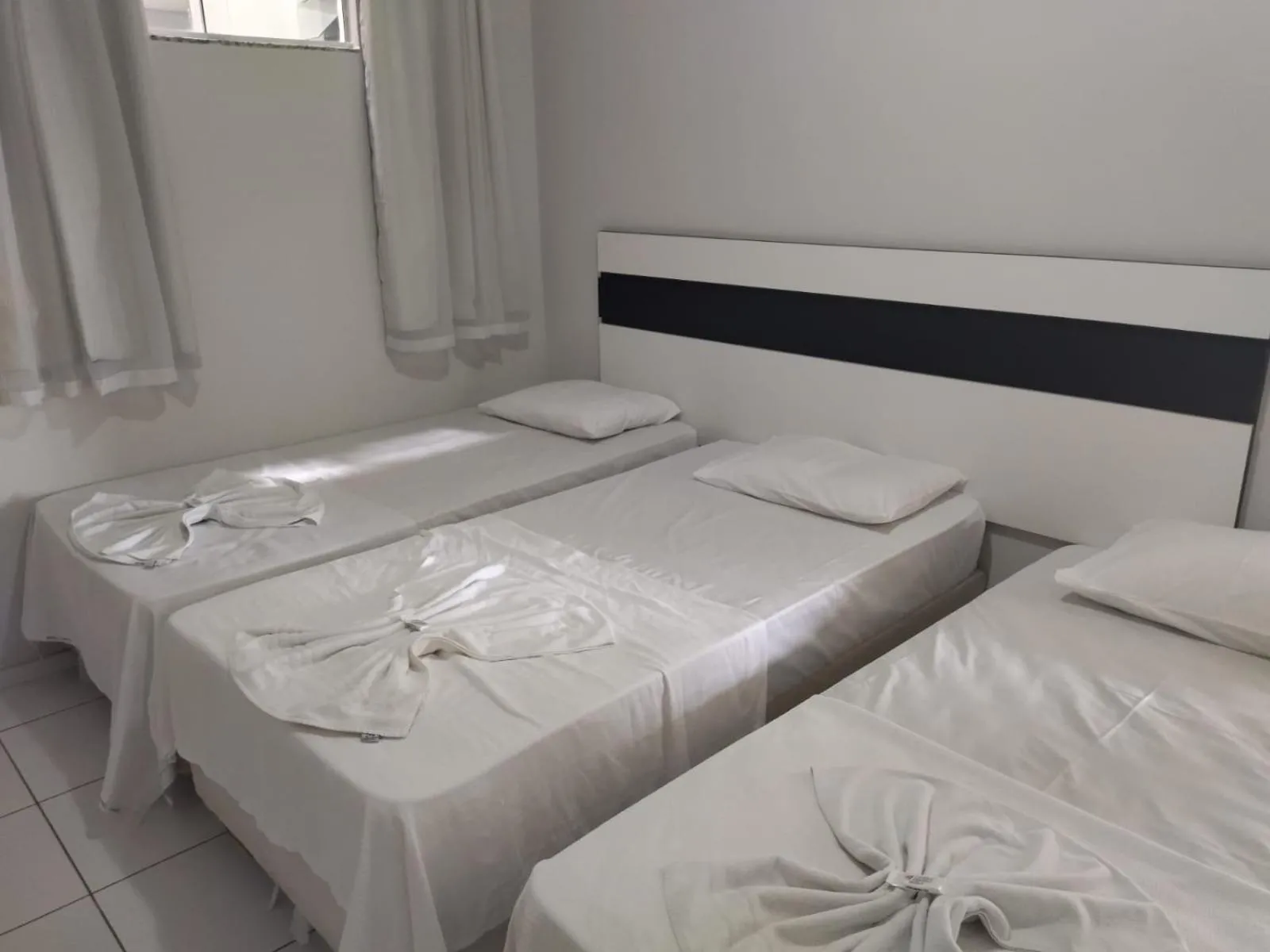 Bed in Hotel Caraipe