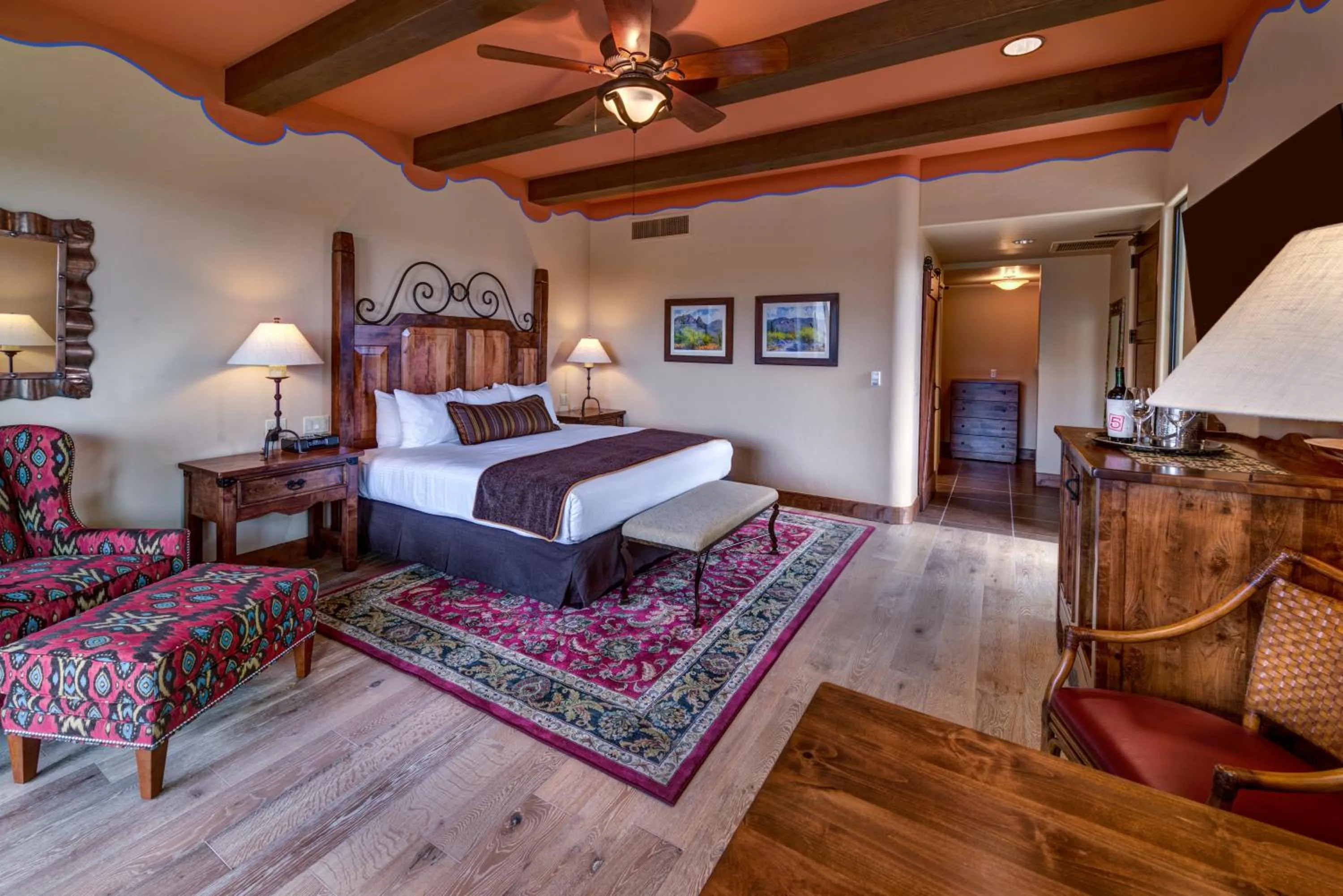 Photo of the whole room, Bed in Hacienda del Sol Guest Ranch Resort