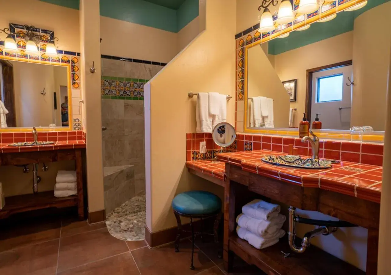 Bathroom in Hacienda del Sol Guest Ranch Resort Bathroom in Hacienda del Sol Guest Ranch Resort