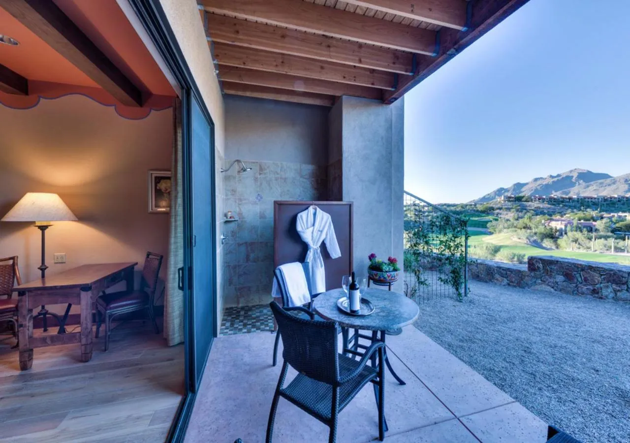 Patio in Hacienda del Sol Guest Ranch Resort