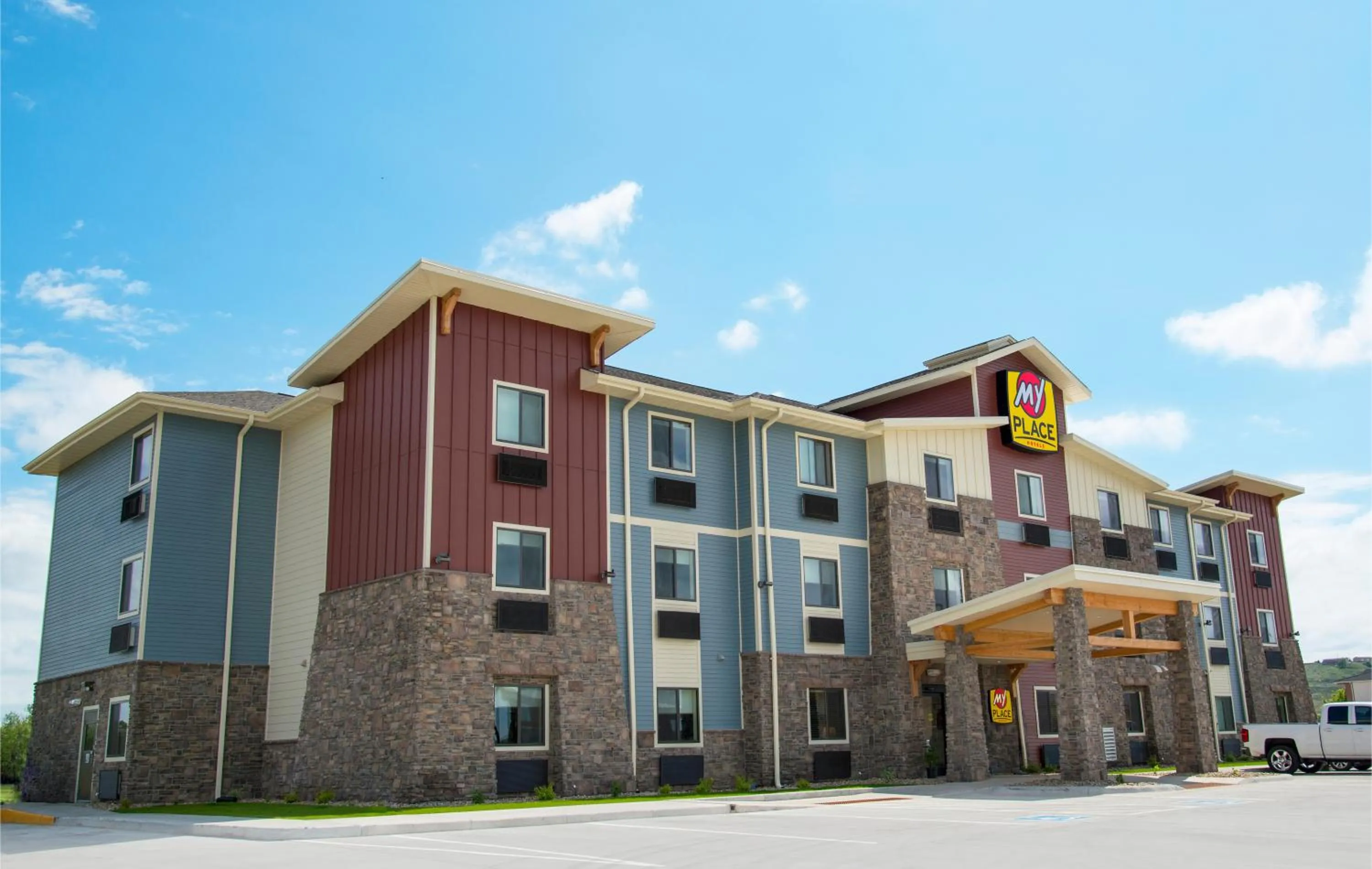 Property building in My Place Hotel-Fort Pierre, SD