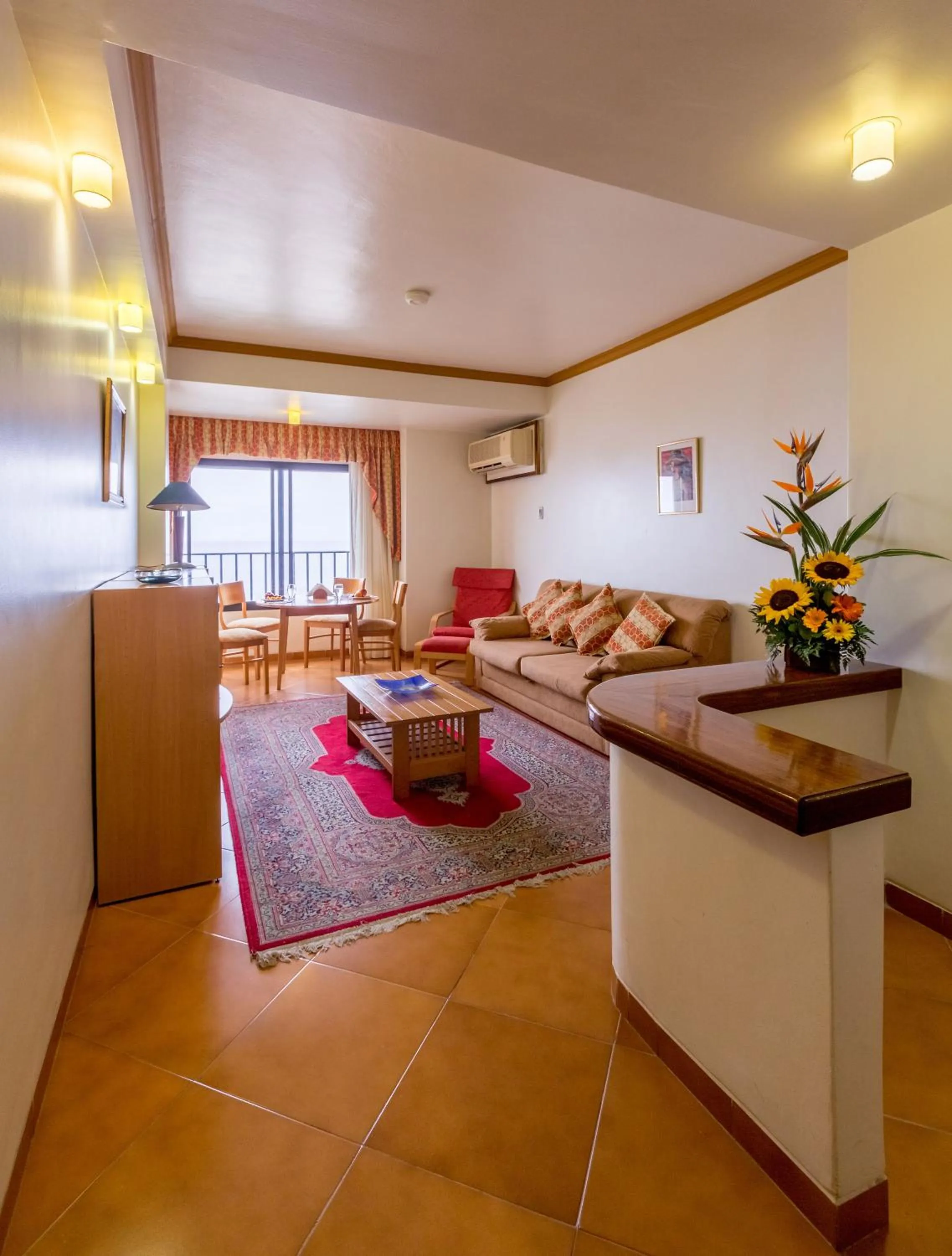 Seating area in Hotel Olé Caribe