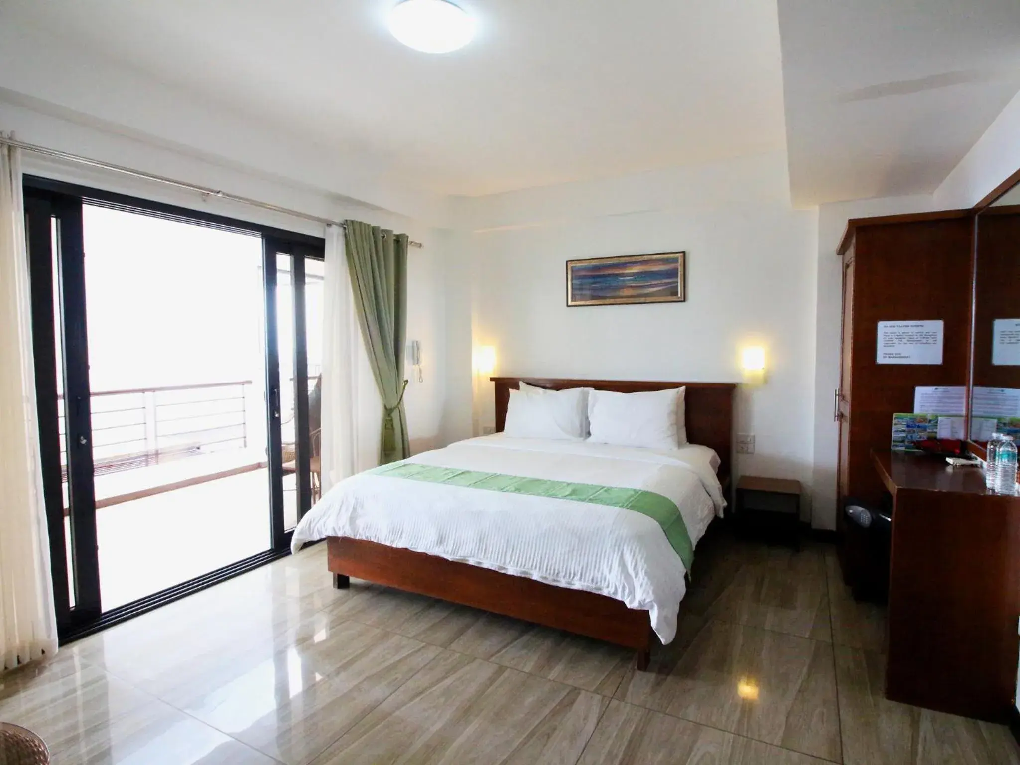 Bed in Manarra Sea View Resort Bed in Manarra Sea View Resort