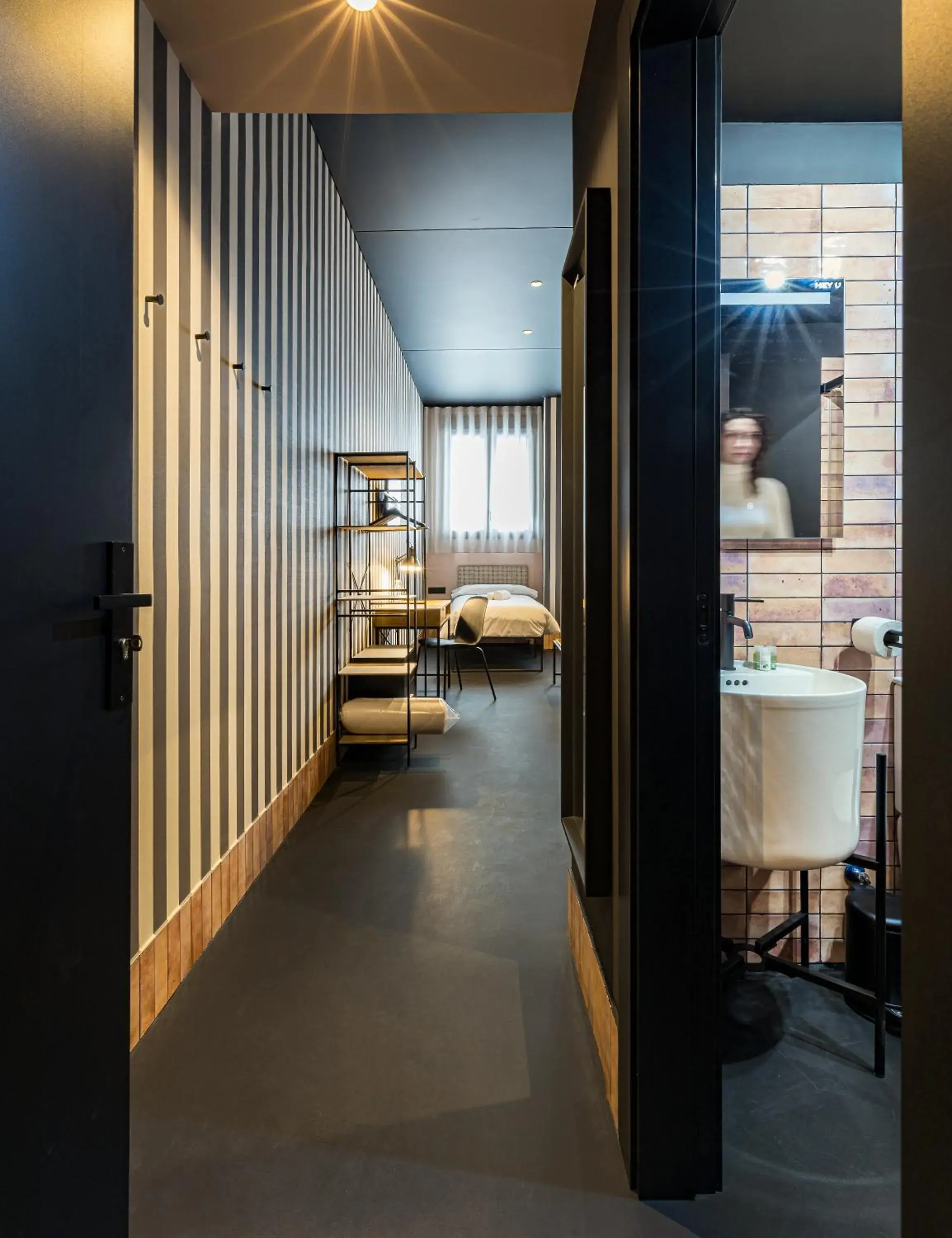 Property building, Bed in Apartamentos HEY U Property building, Bed in Apartamentos HEY U