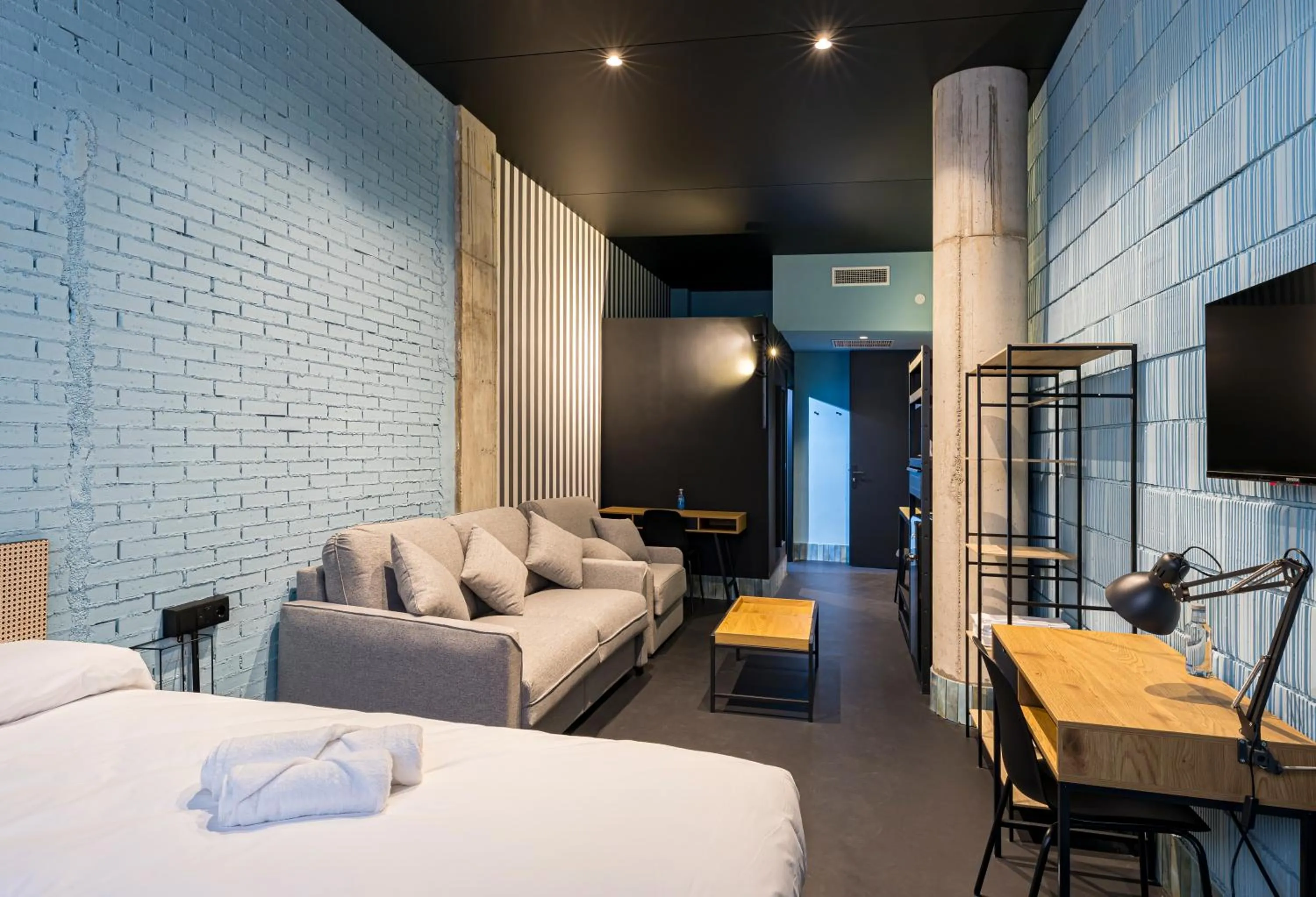 Bed in Apartamentos HEY U