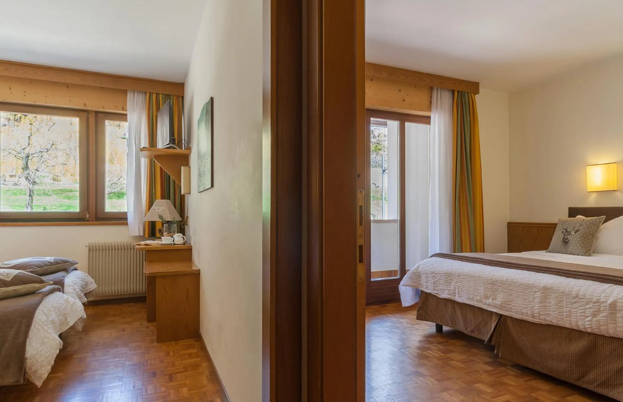 Bed in Hotel Arcobaleno