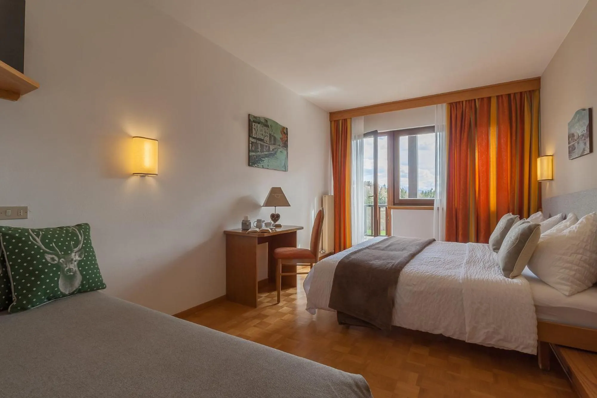 Bed in Hotel Arcobaleno