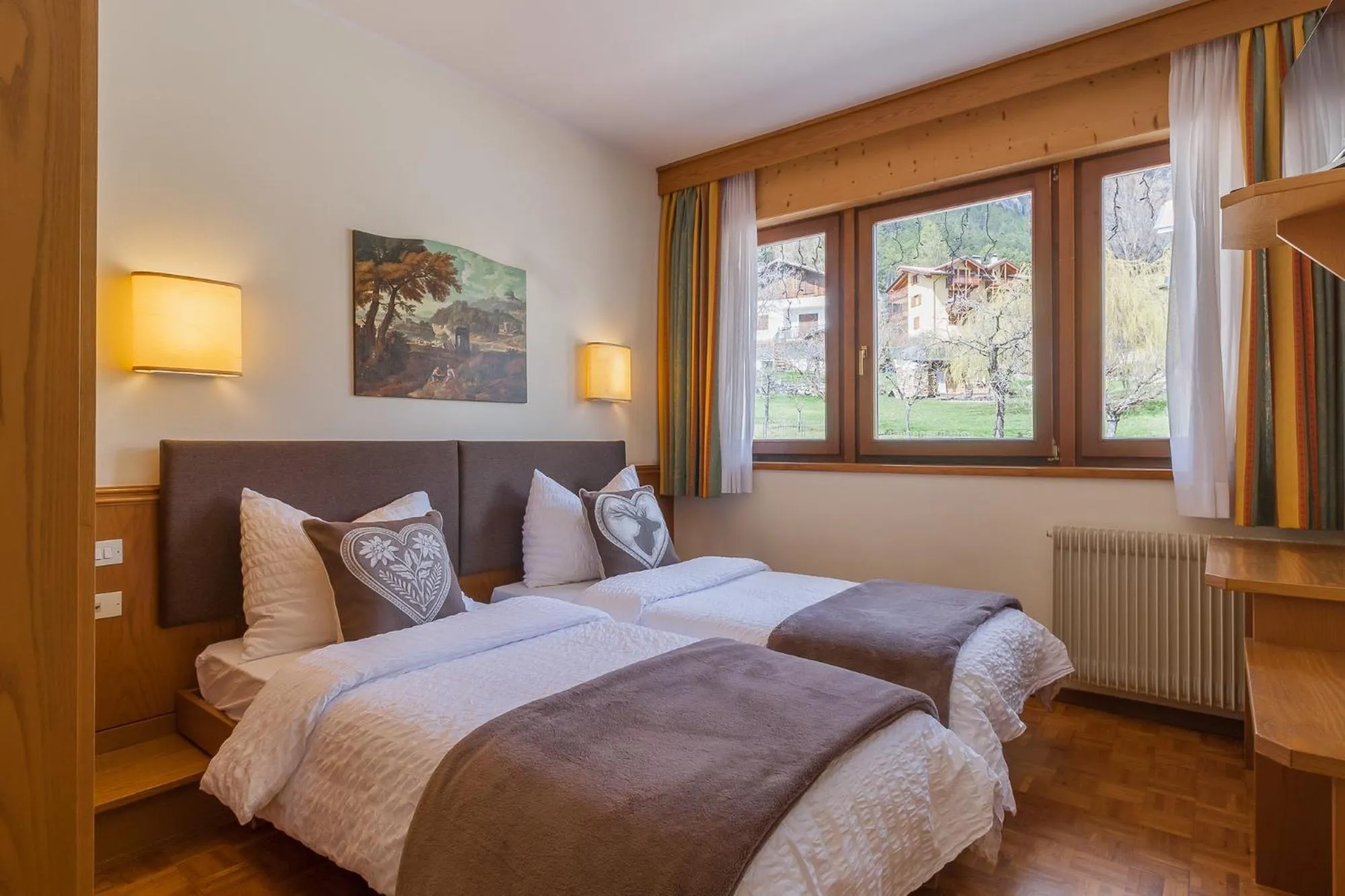 Bed in Hotel Arcobaleno