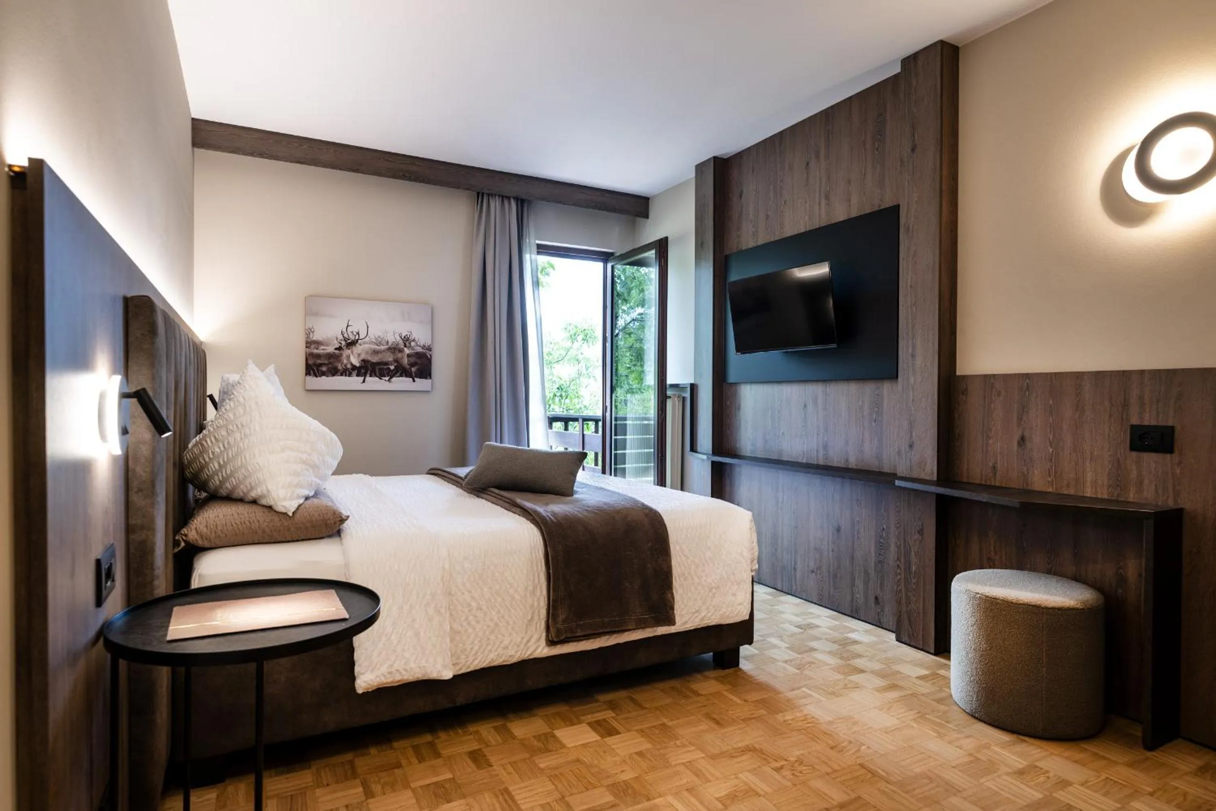 Bed in Hotel Arcobaleno