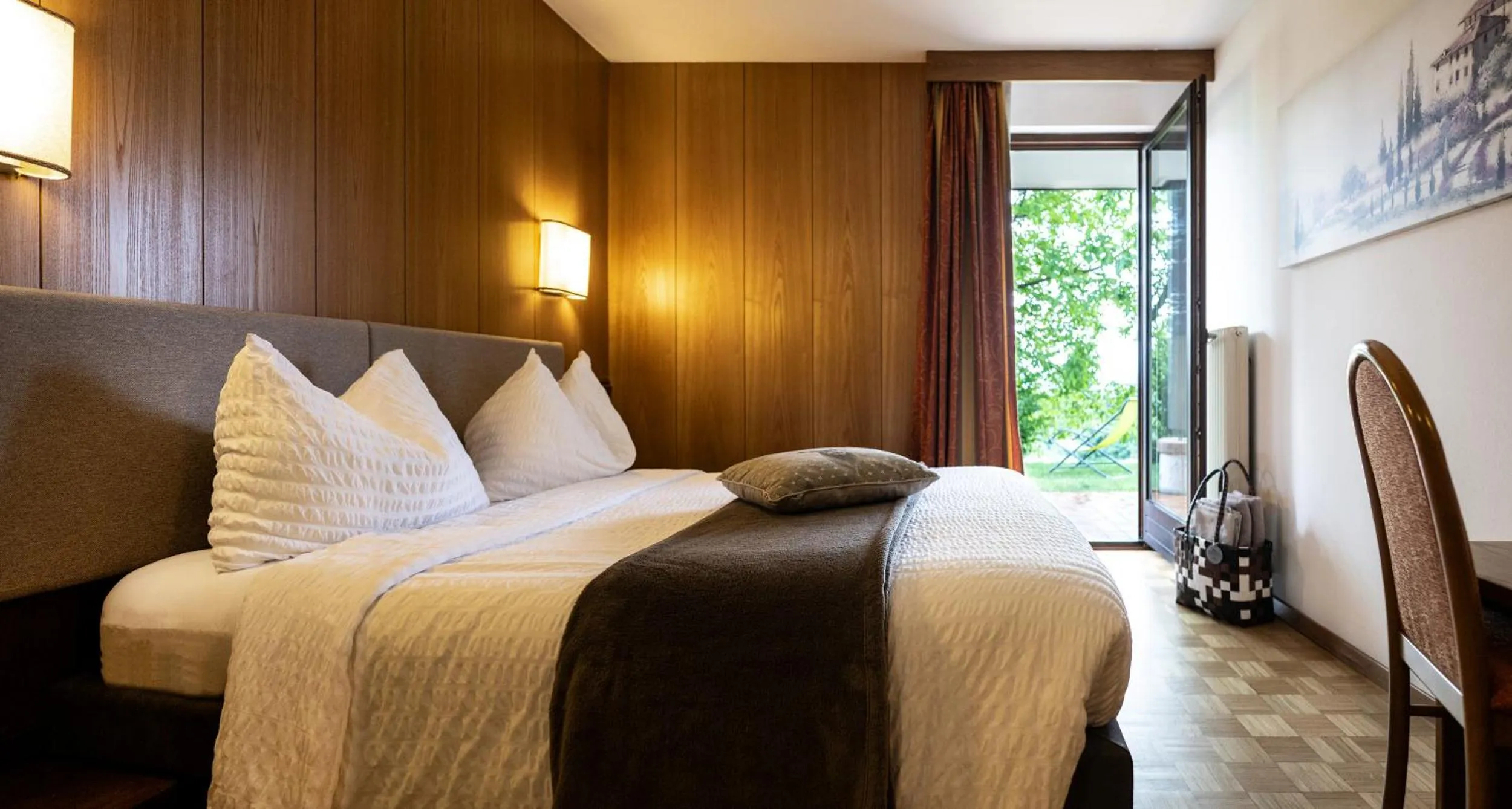 Bed in Hotel Arcobaleno