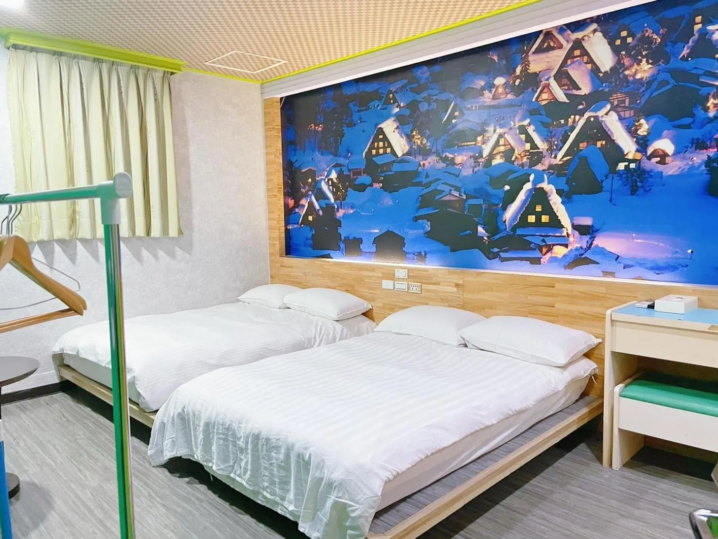 Bed in Clover house-自助式無人旅店