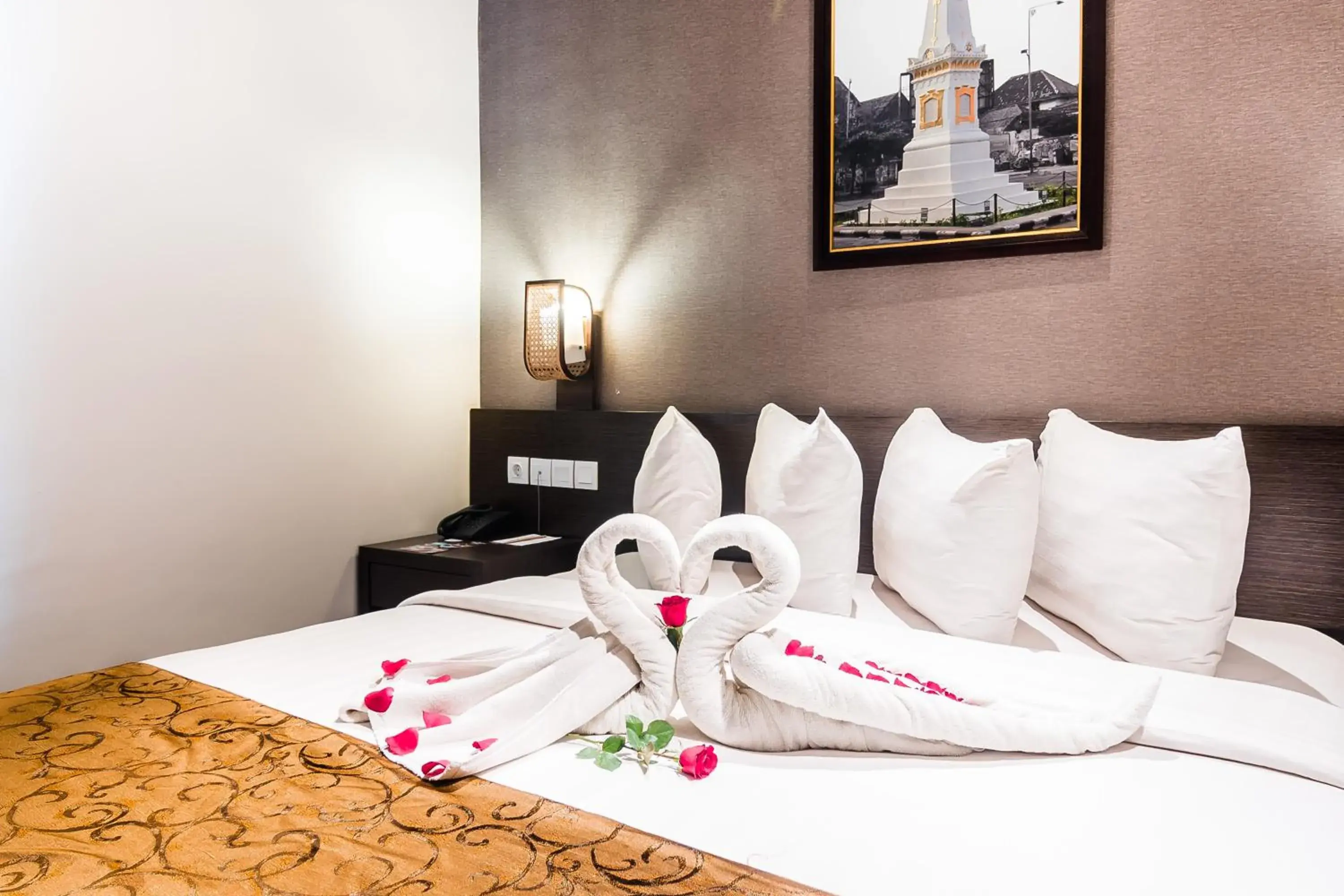 Bed in Tasneem Hotel Malioboro Yogyakarta Bed in Tasneem Hotel Malioboro Yogyakarta