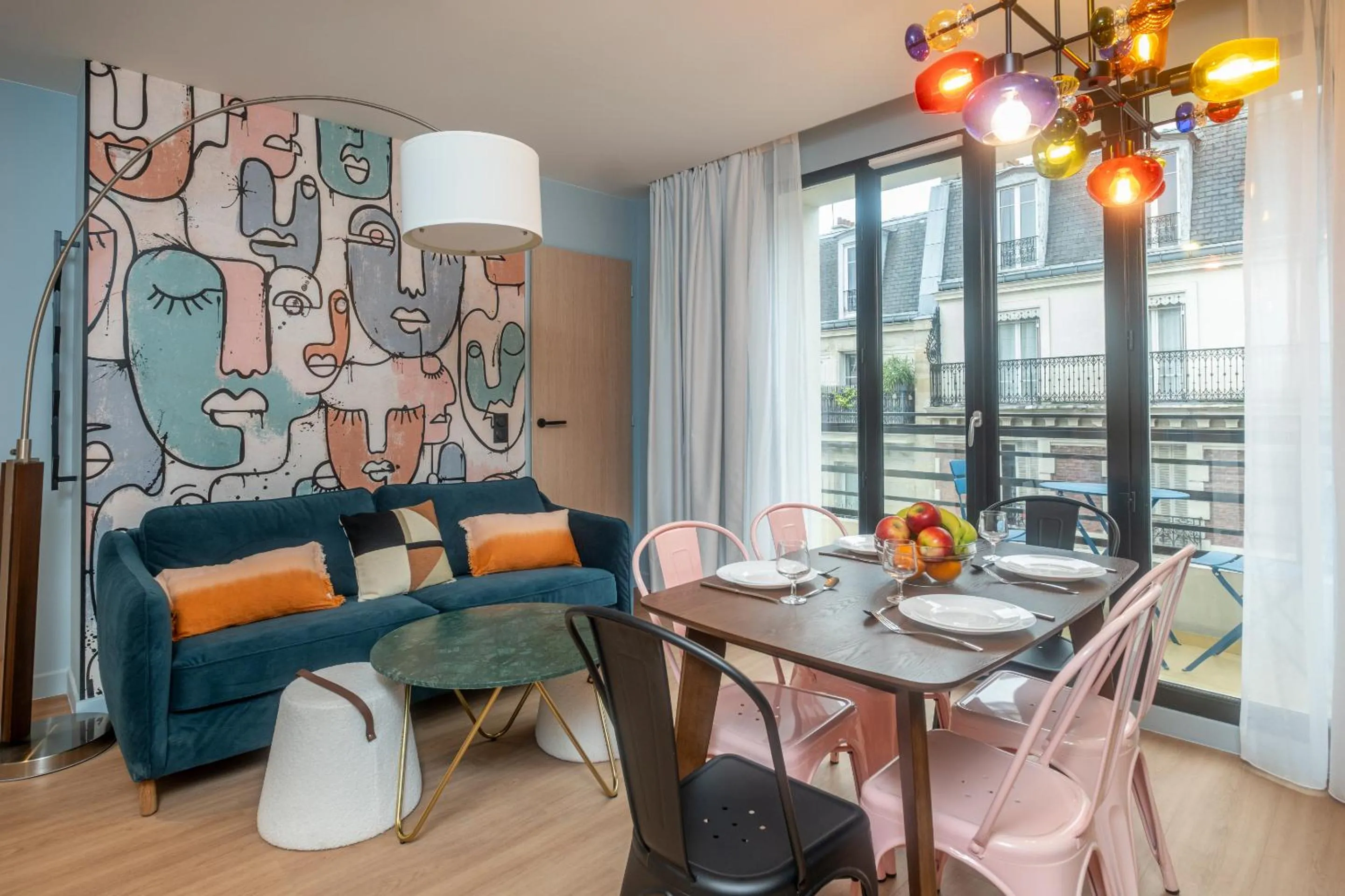 Living room in Montmartre Paris Suite