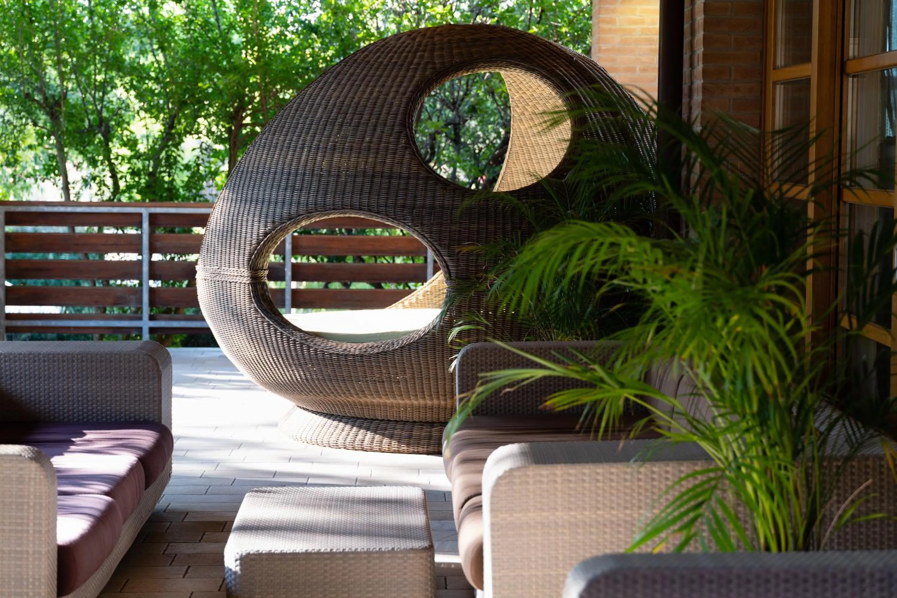 Patio in Green Village Eco Resort