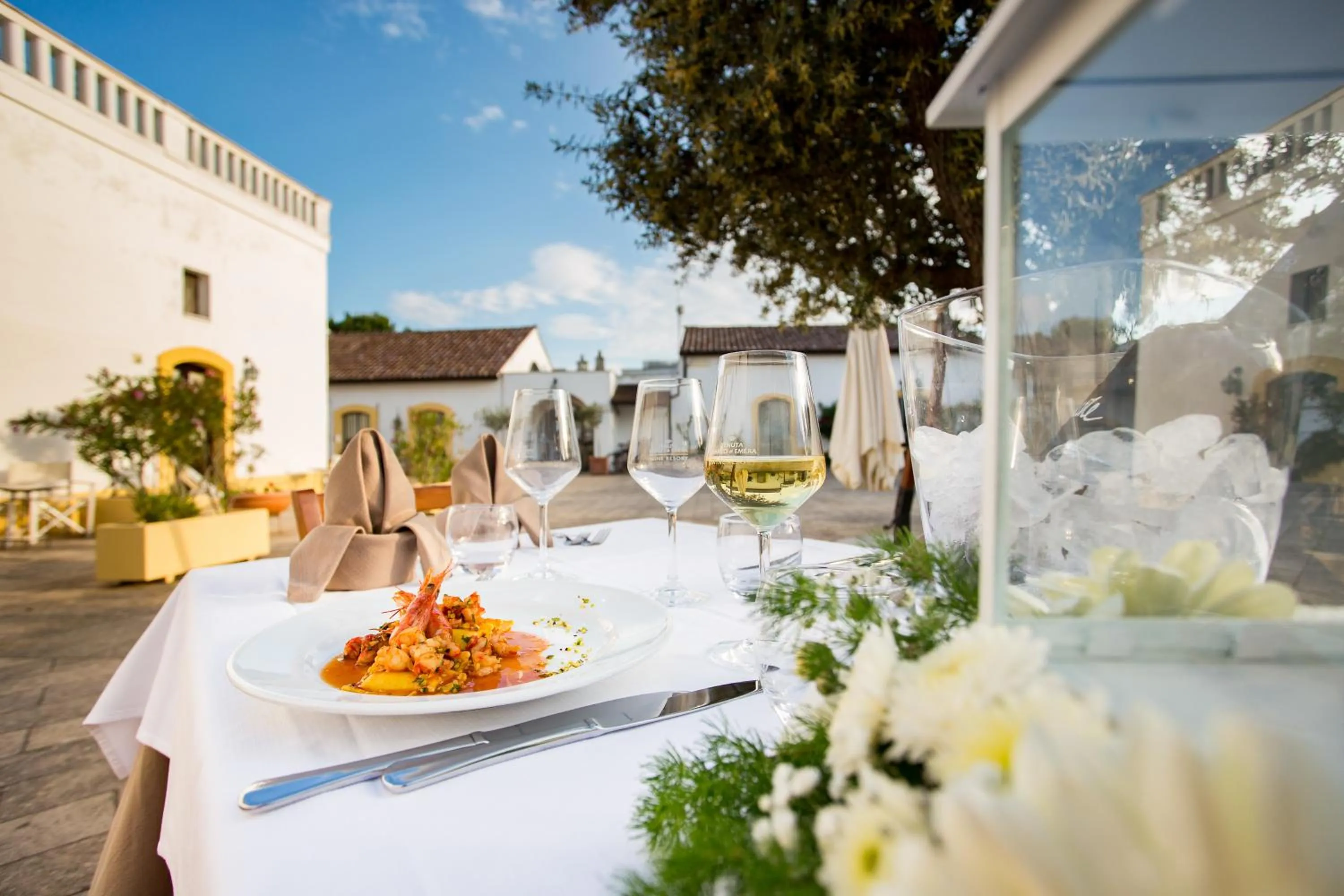 Food and drinks in Tenuta del Barco WineRestaurant and Hospitality